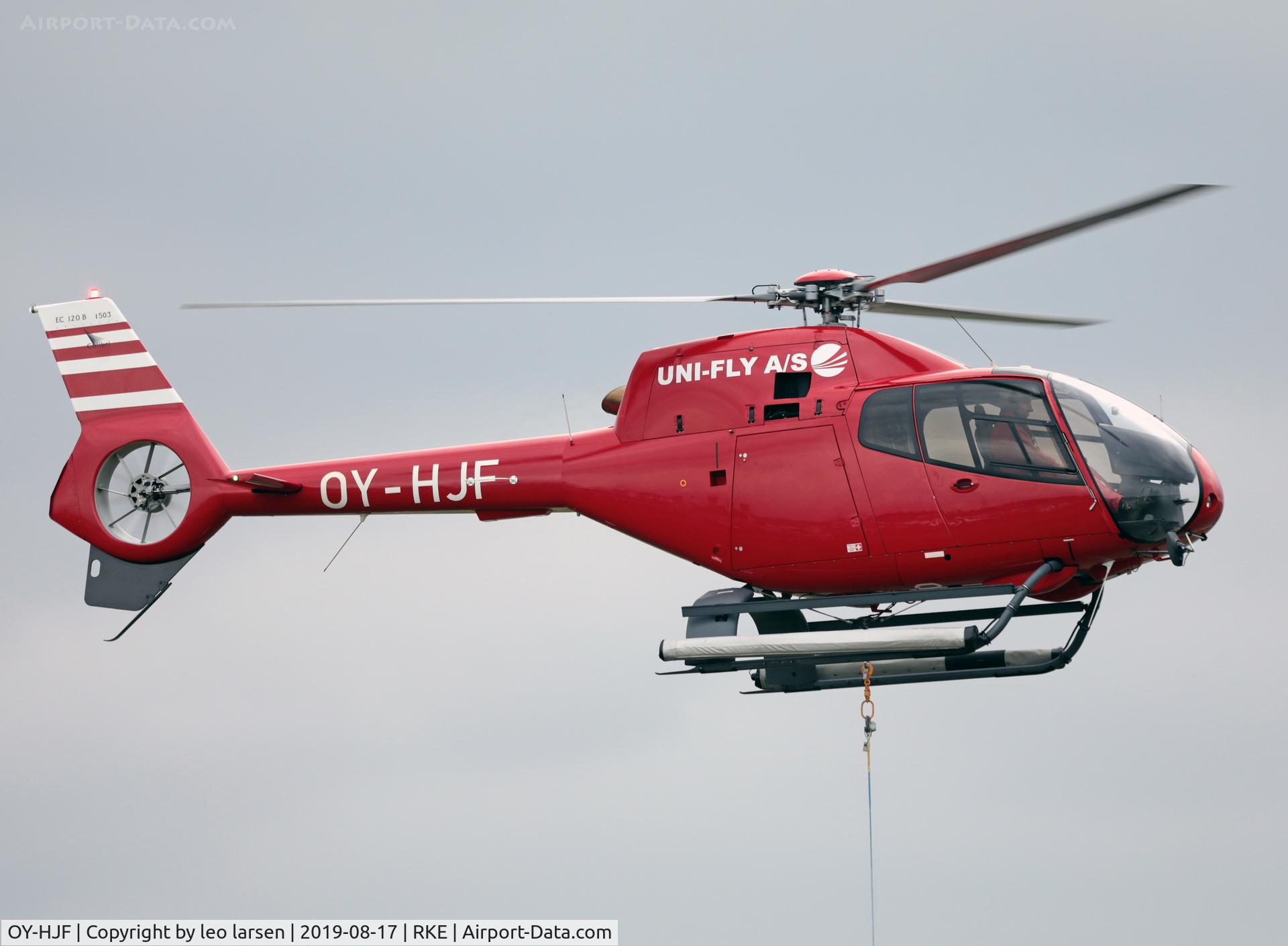 OY-HJF, 2007 Eurocopter EC-120B Colibri C/N 1503, Roskilde Air Show 19.8.2019