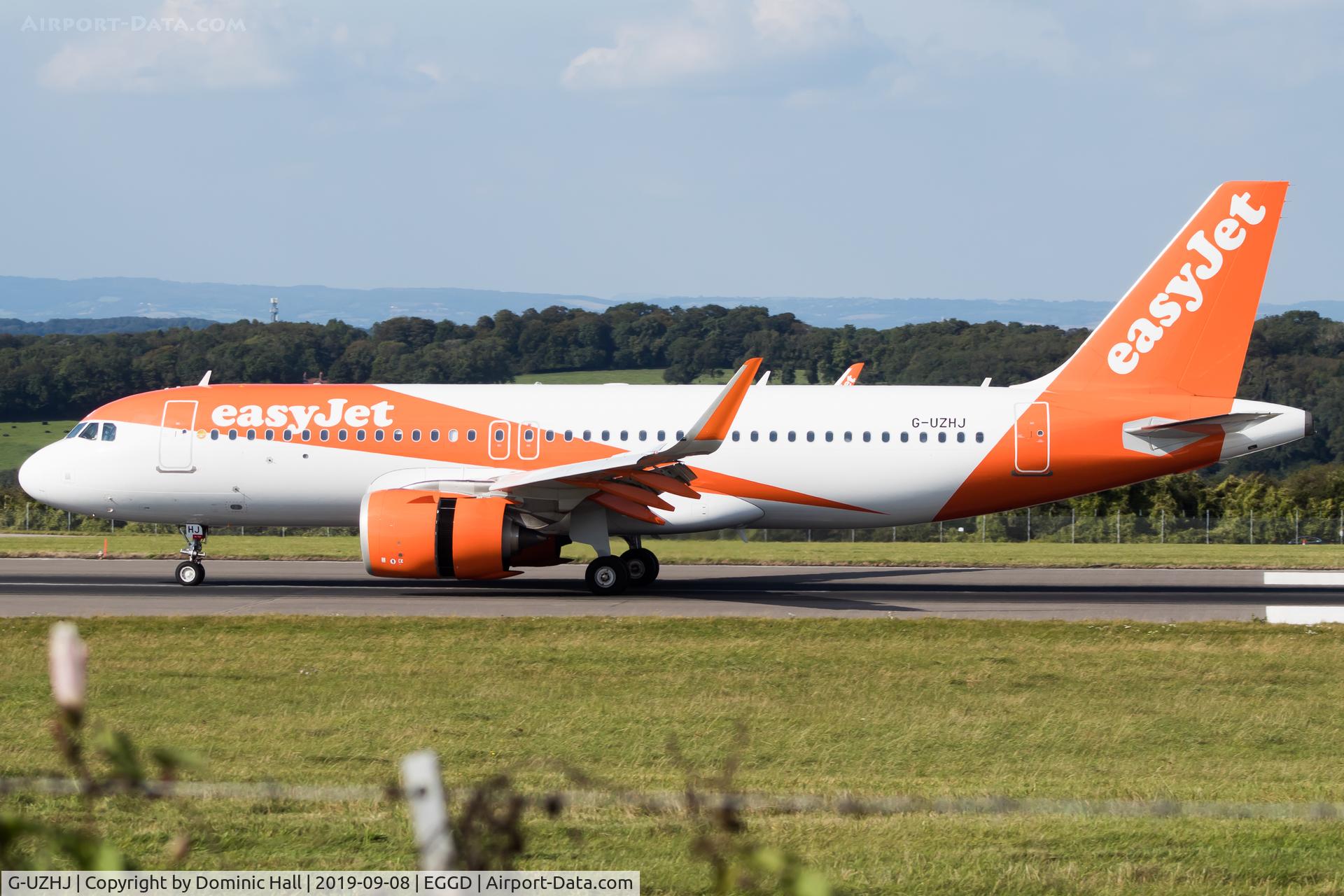 G-UZHJ, 2018 Airbus A320-251N C/N 8338, Landing RWY 27