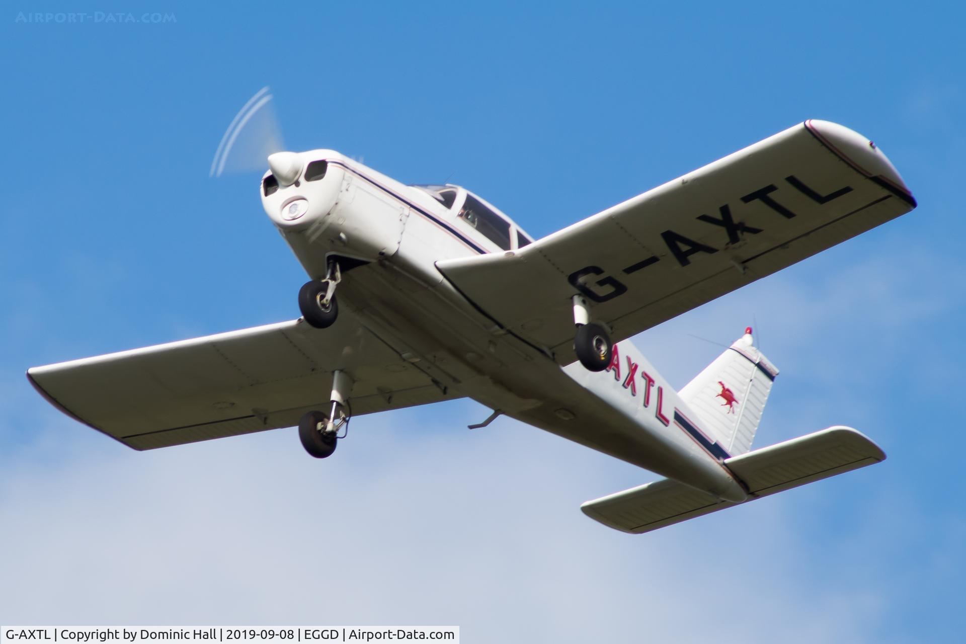 G-AXTL, 1969 Piper PA-28-140 Cherokee C/N 28-26247, Departing RWY 27
