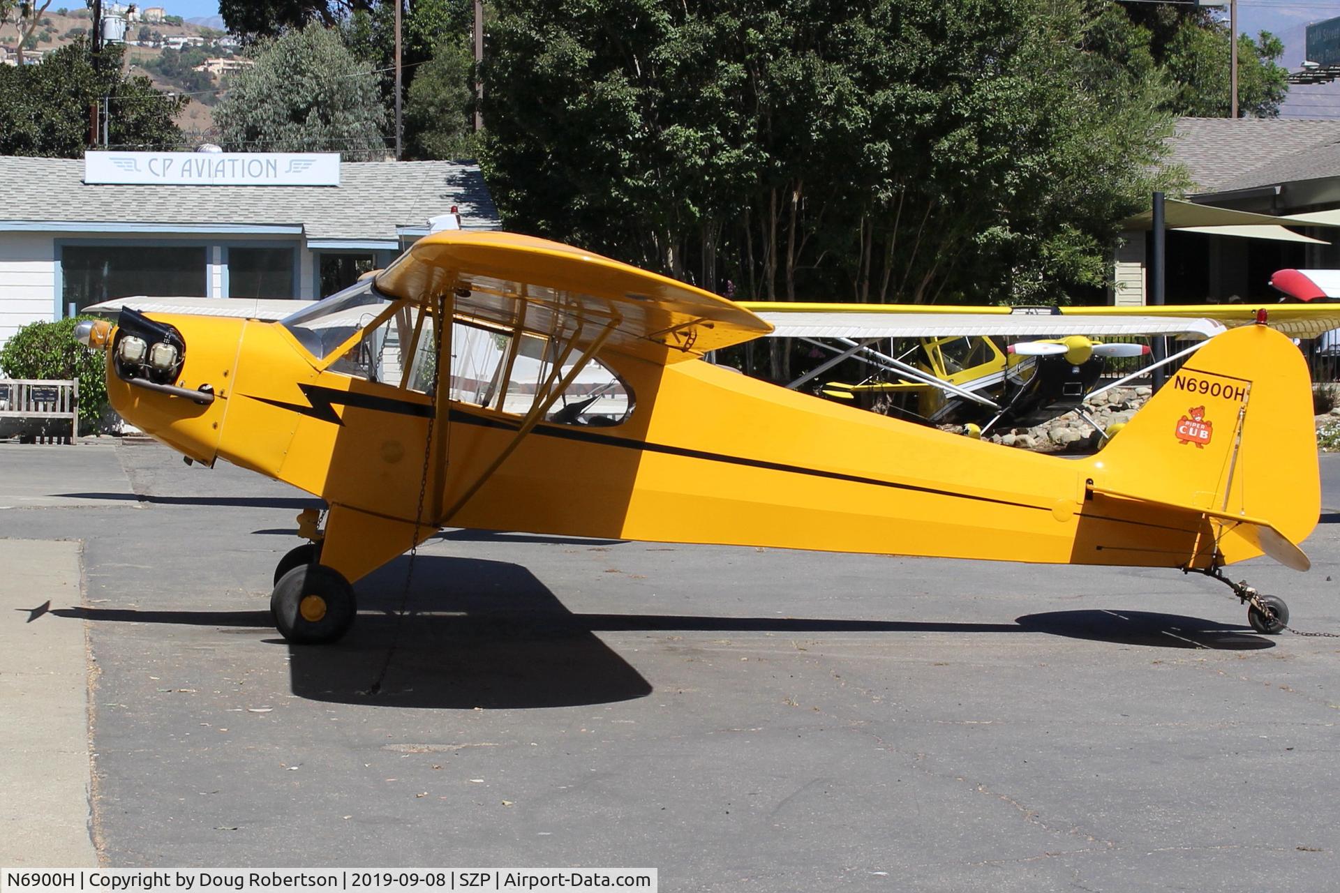 N6900H, 1946 Piper J3C-65 Cub Cub C/N 20129, 1946 Piper J3C-65 CUB, Lycoming O-290 135 Hp big upgrade by STC