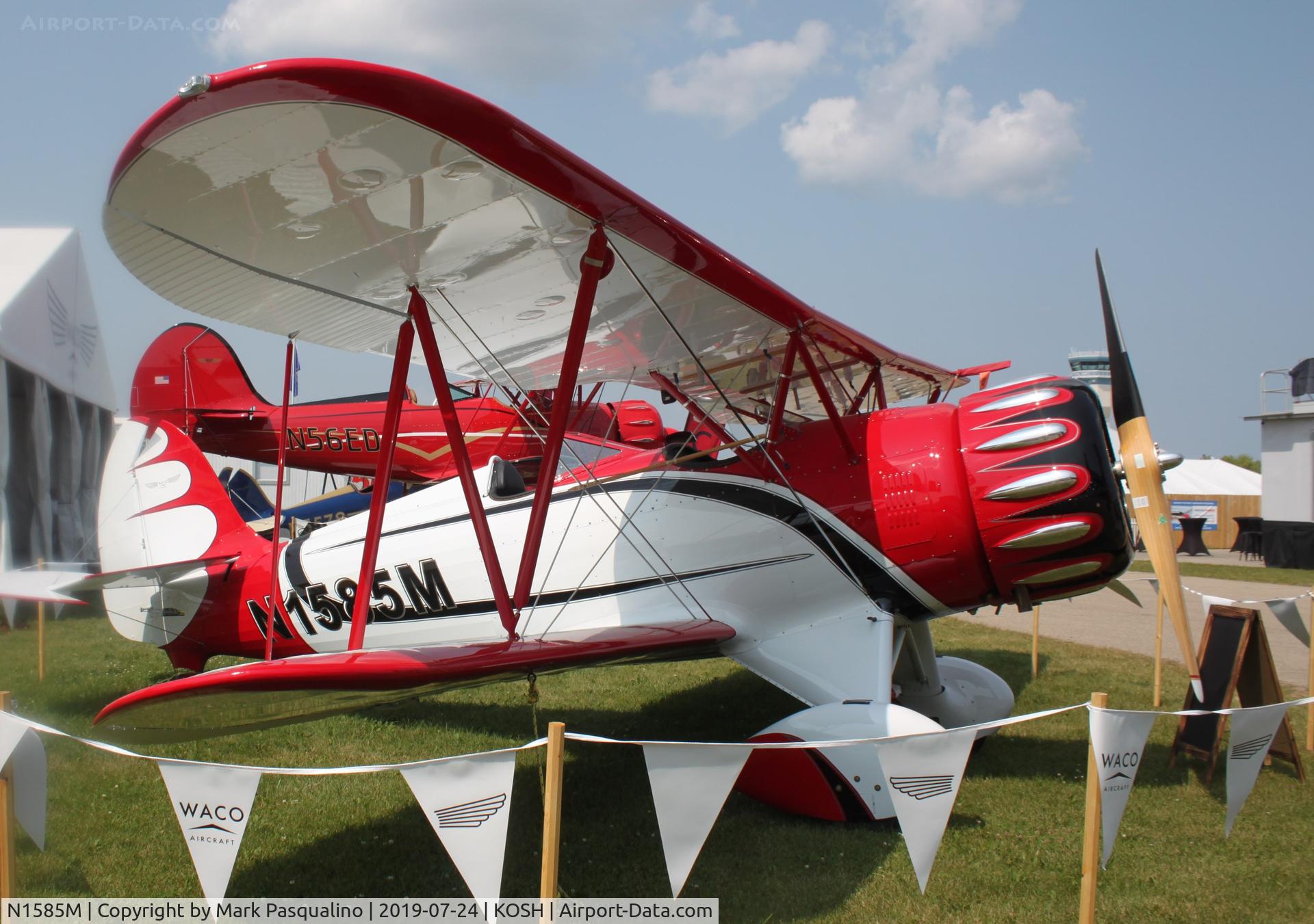 N1585M, 2019 Waco YMF-F5C C/N F5C-8-157, Waco YMF-F5C