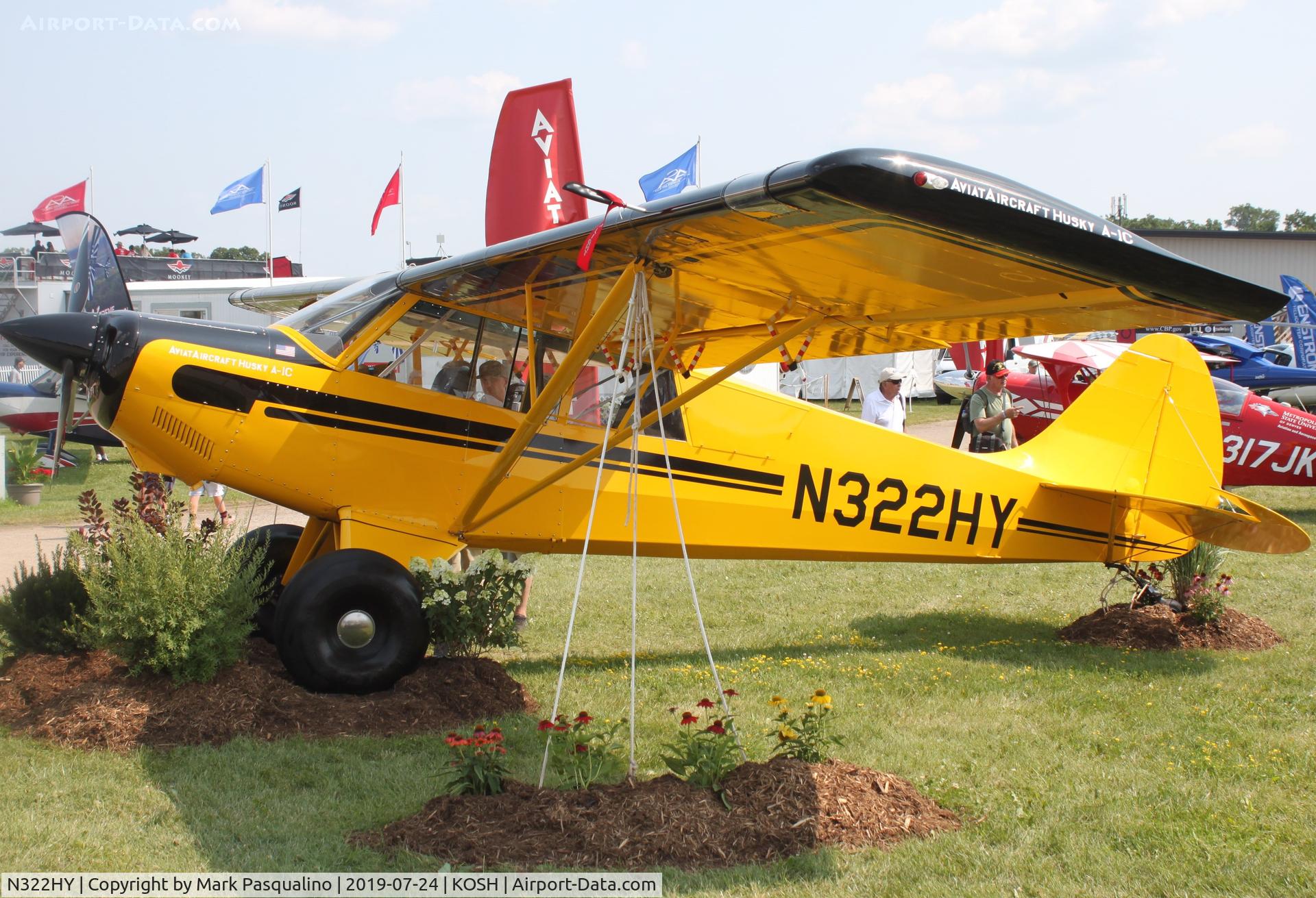 N322HY, 2019 Aviat A-1C-180 Husky C/N 3322, Aviat A-1C-180