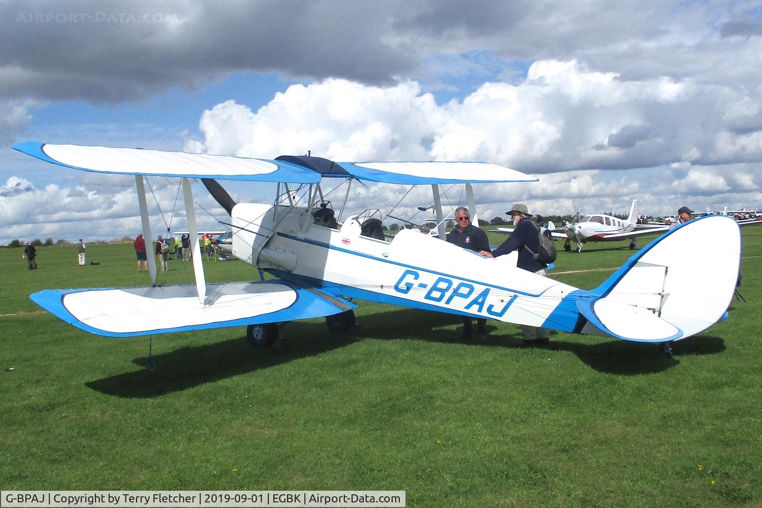 G-BPAJ, 1940 De Havilland DH-82A Tiger Moth II C/N 83472, At Sywell