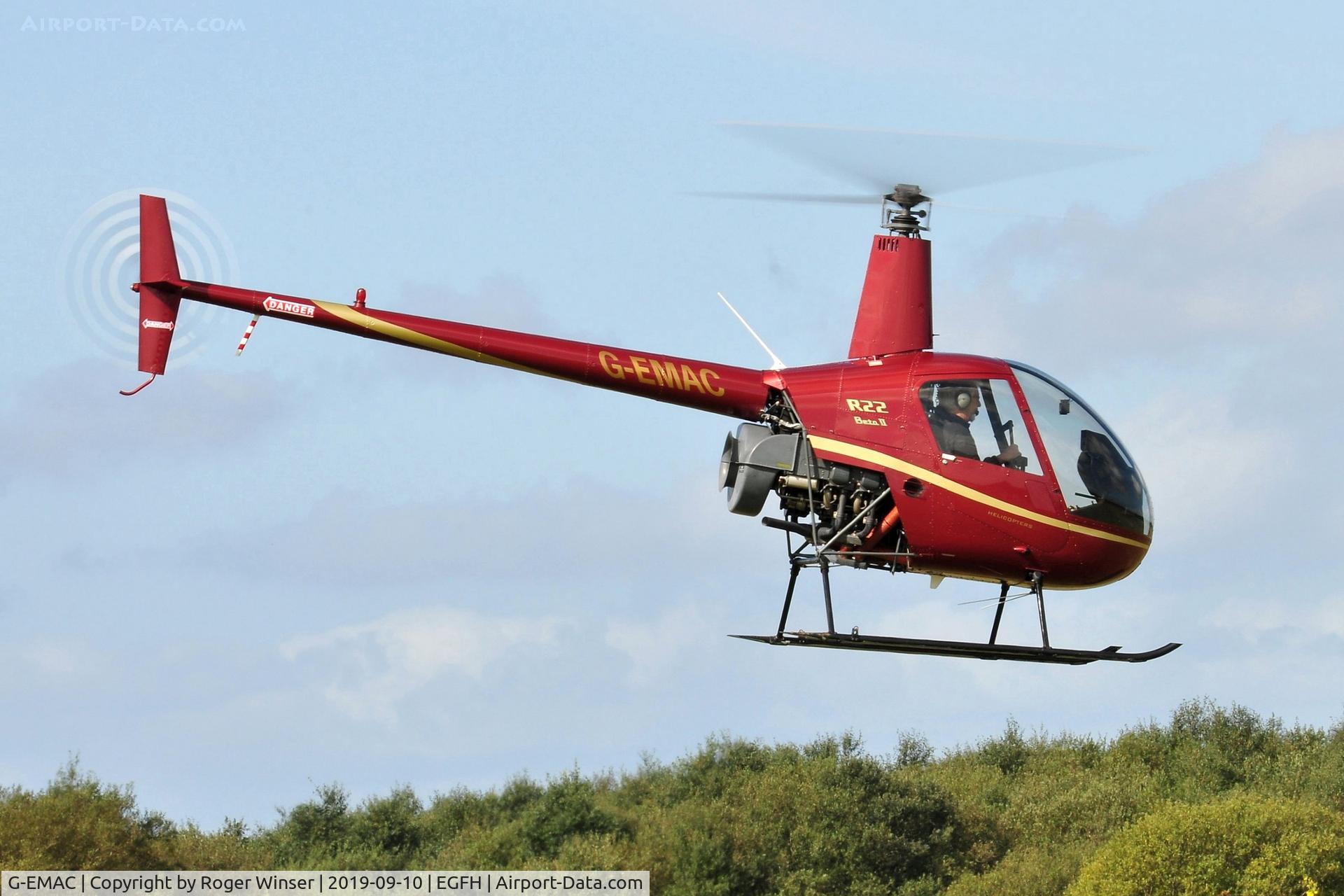 G-EMAC, 2001 Robinson R22 Beta II C/N 3234, Resident R22.