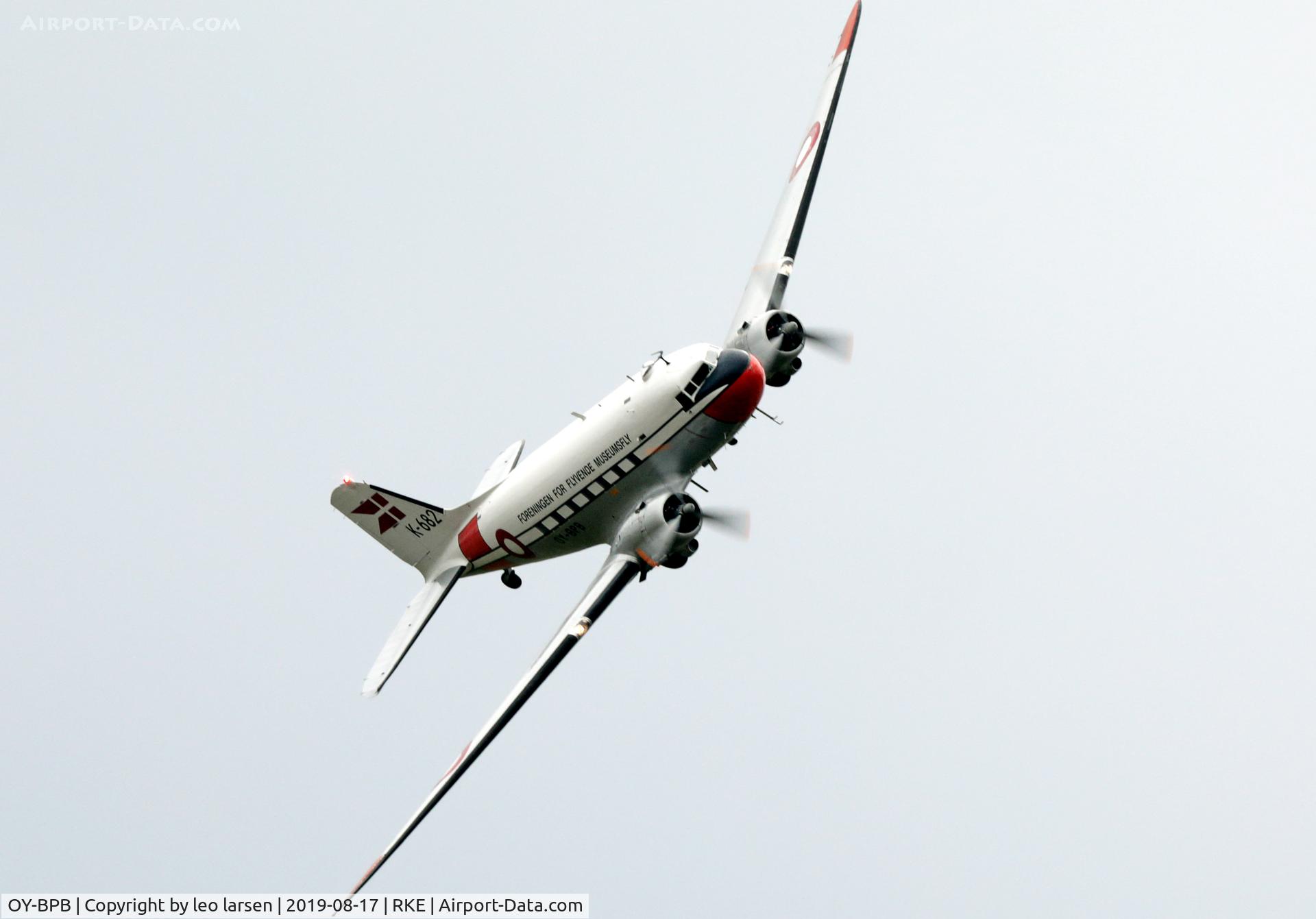 OY-BPB, 1943 Douglas C-47A-85-DL (DC-3A) Skytrain C/N 20019, Roskilde Air Show 17.8.2019