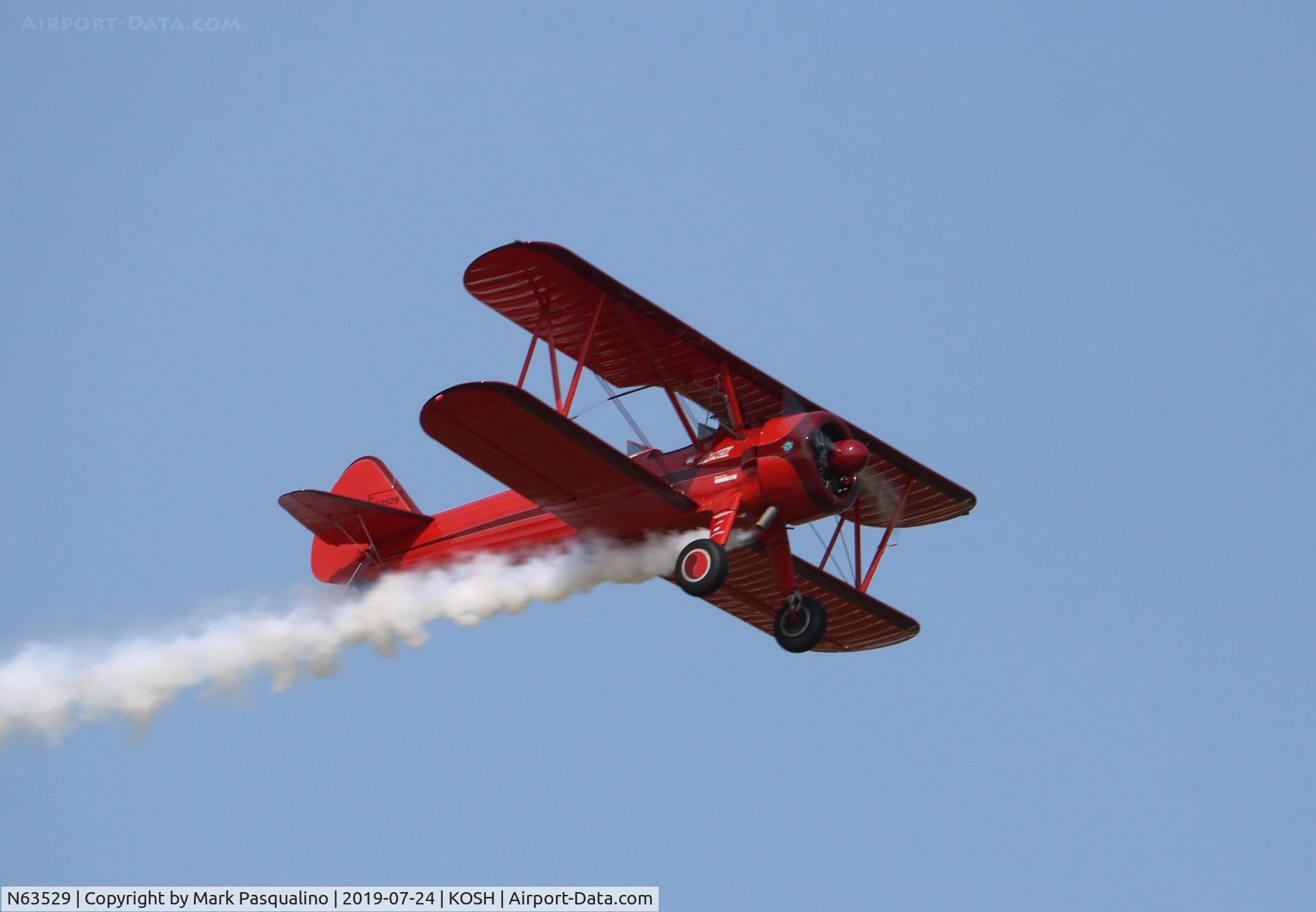 N63529, 1940 Boeing A75N1(PT17) C/N 75-338, Stearman