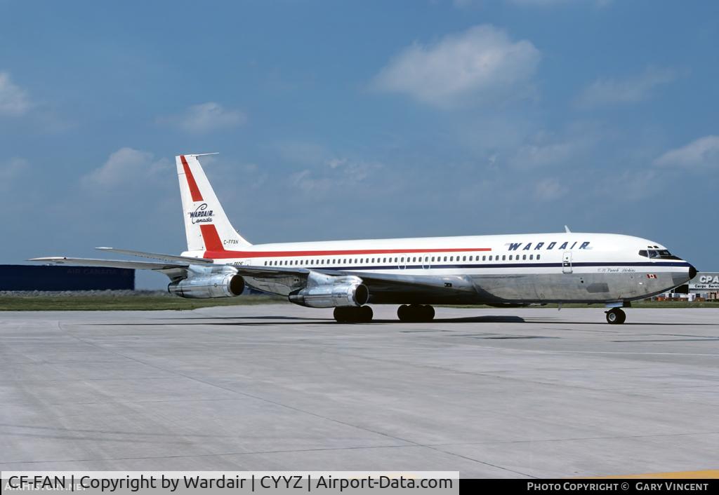 CF-FAN, 1968 Boeing 707-311C C/N 19789, C-FFAN taxi at Toronto
