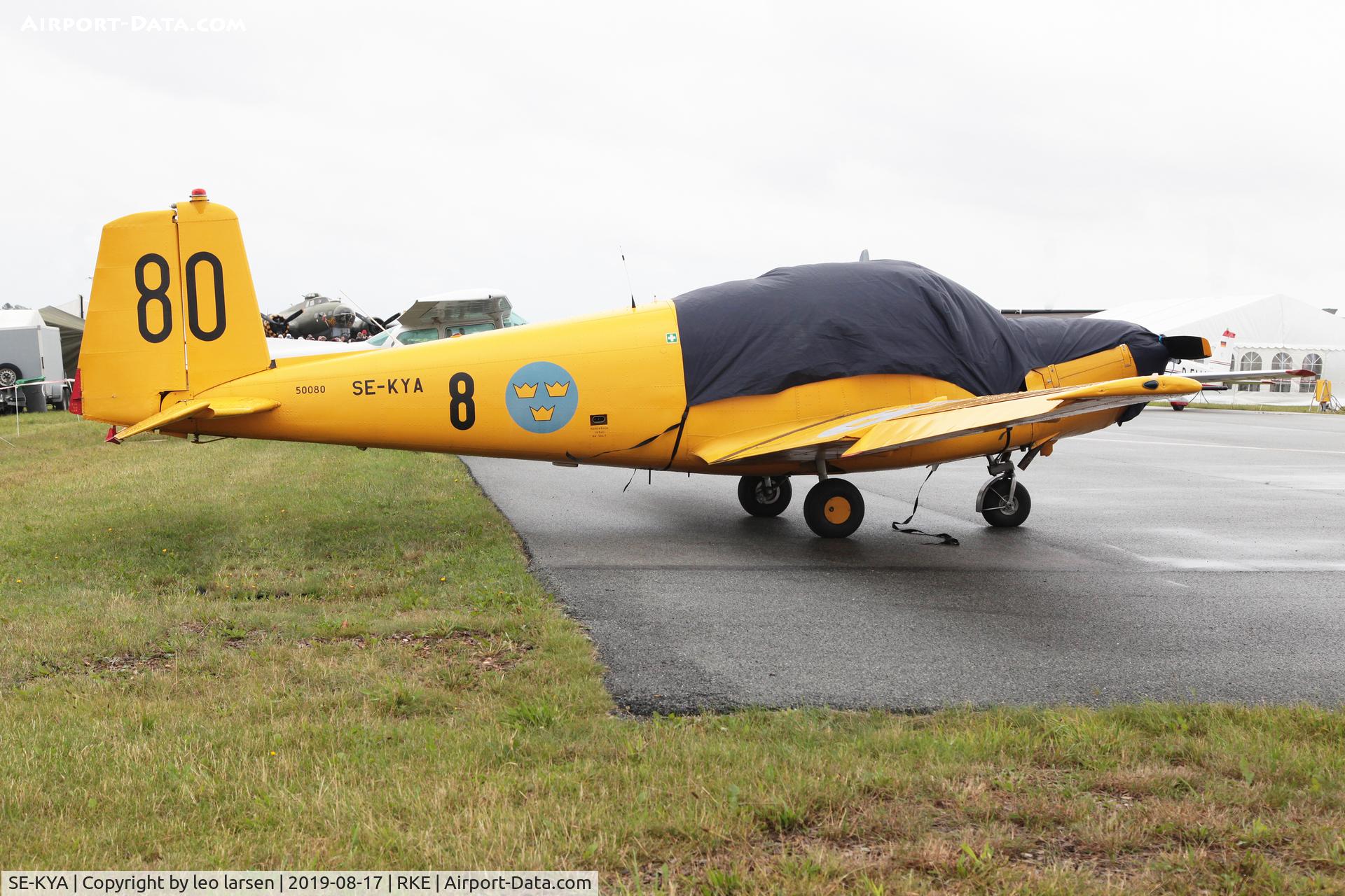 SE-KYA, 1960 Saab Sk.50C Safir C/N 91-395, Roskilde Air Show 17.8.2019