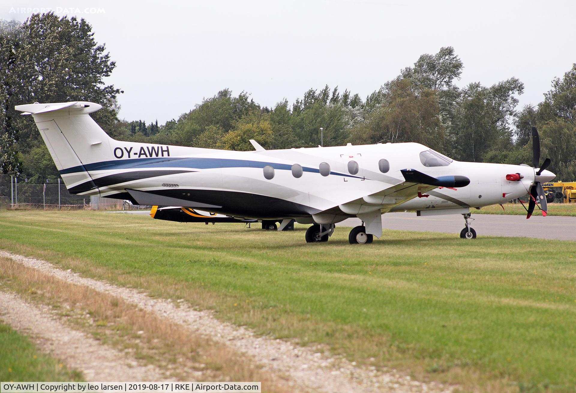 OY-AWH, 2018 Pilatus PC-12/47E C/N 1816, Roskilde 17.8.2019
