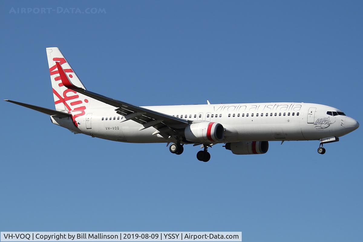 VH-VOQ, 2003 Boeing 737-8FE C/N 33798, finals to 2-5