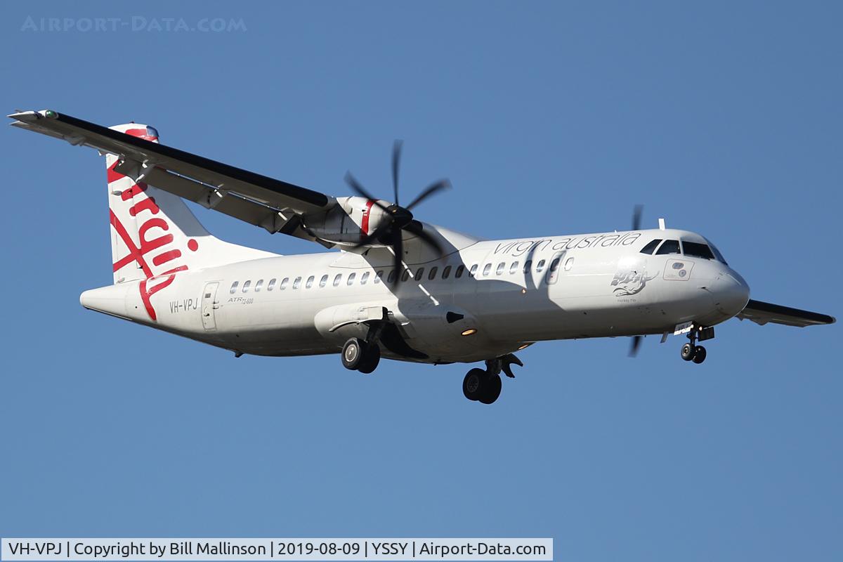 VH-VPJ, 2014 ATR 72-212A C/N 1169, finals to 2-5