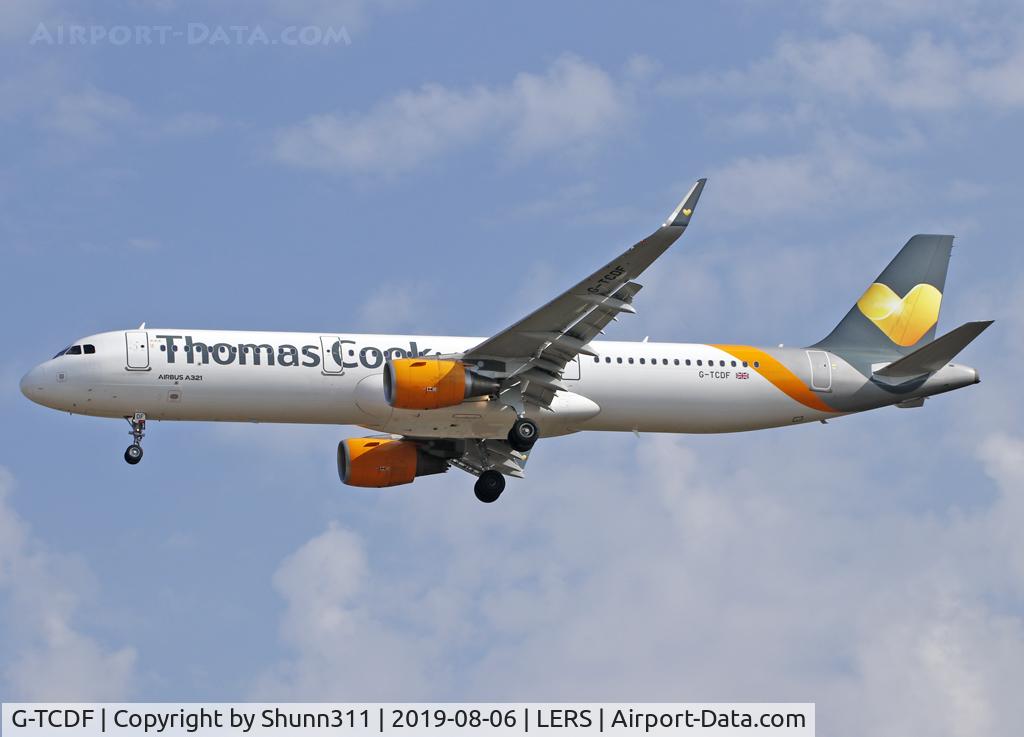 G-TCDF, 2014 Airbus A321-211 C/N 6114, Landing rwy 25...