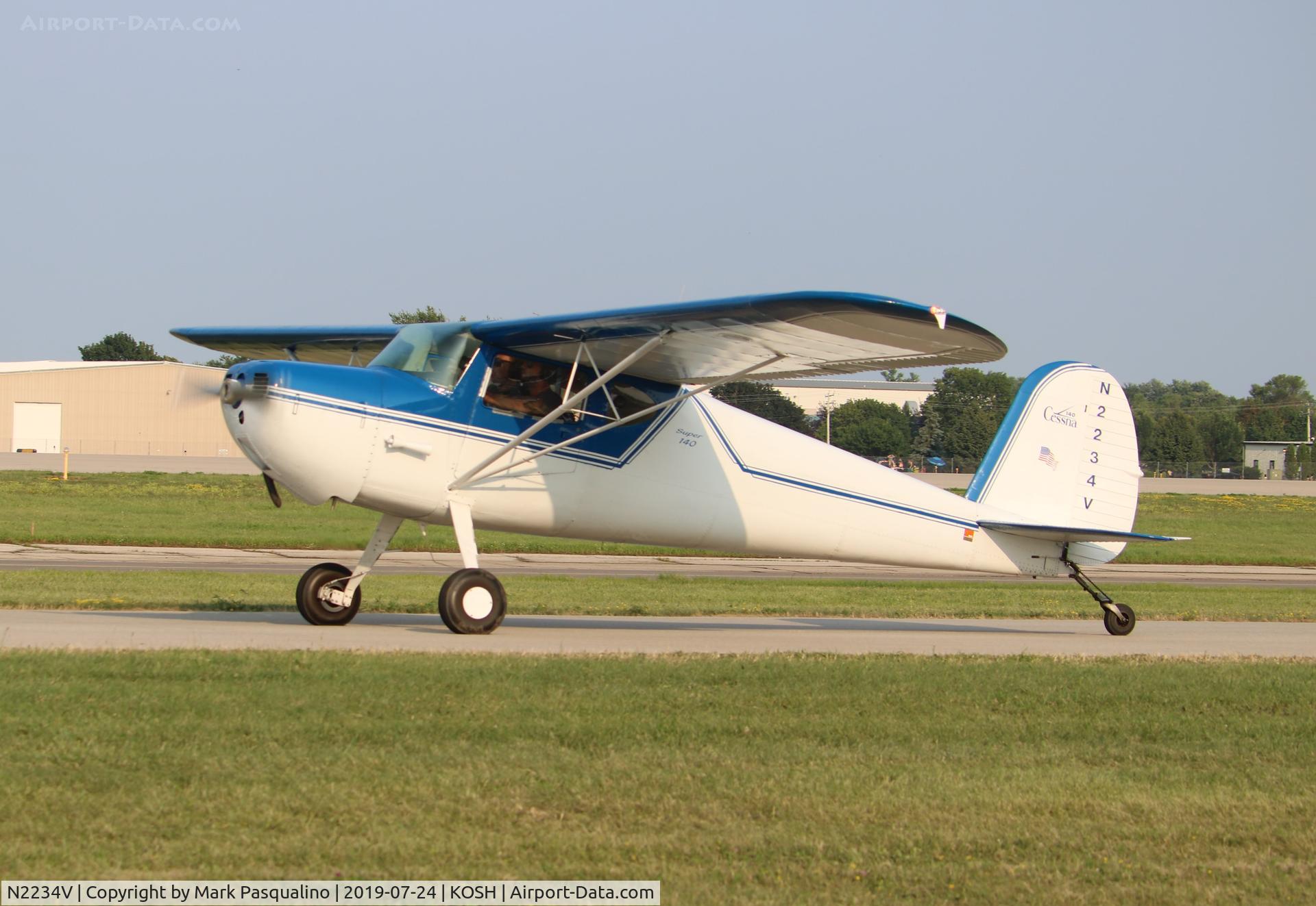 N2234V, 1948 Cessna 140 C/N 14465, Cessna 140
