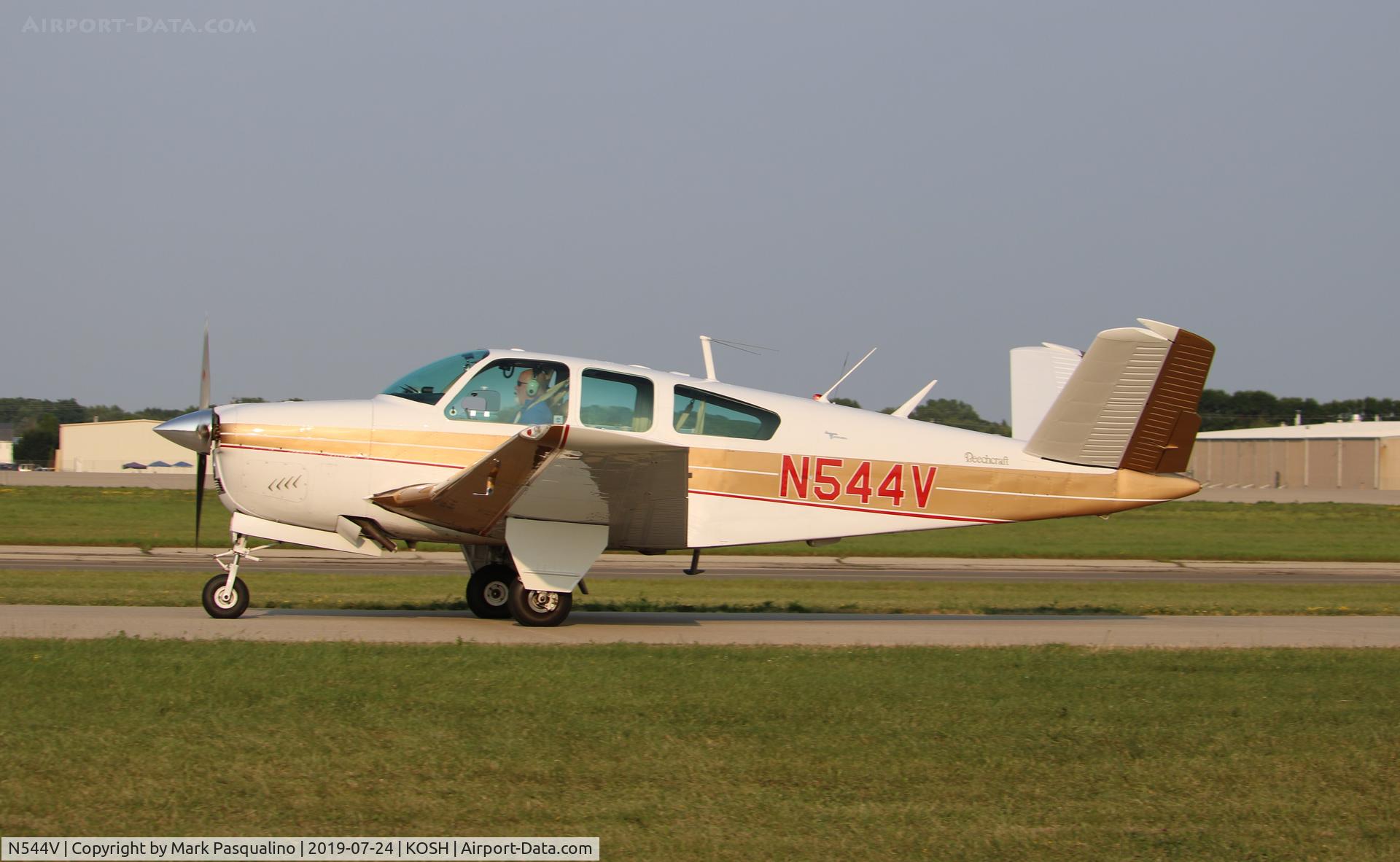 N544V, 1965 Beech S35 Bonanza C/N D-7904, Beech S35