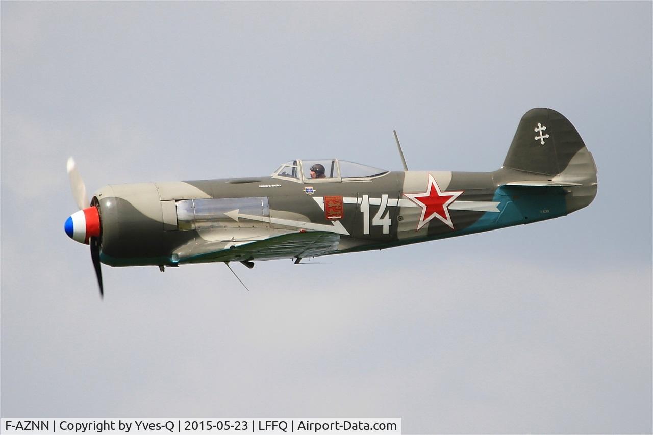F-AZNN, Yakovlev Yak-11 C/N 25 III/05, Yakovlev YAK-11, On display, La Ferté-Alais airfield (LFFQ) Airshow 2015
