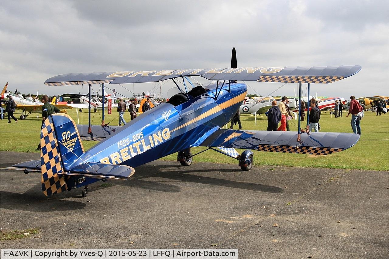 F-AZVK, 1935 Bucker Bu-131 Jungmann C/N 27, Bucker Bu-131 Jungmann, Static display, La Ferté-Alais Airfield (LFFQ) Air Show 2015