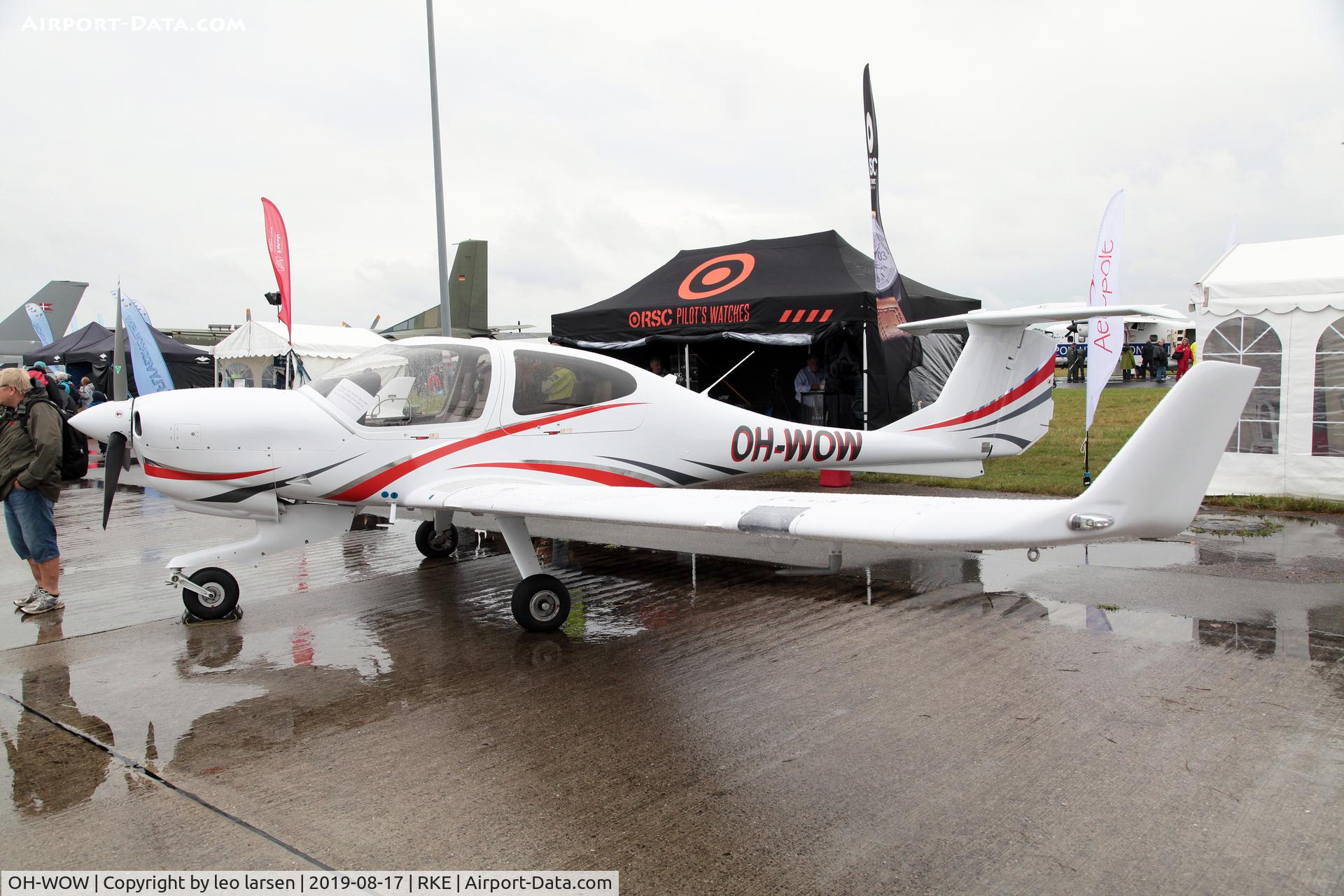 OH-WOW, Diamond DA-40 Diamond Star C/N 40.N329, Roskilde Air Show 17.8.2019
