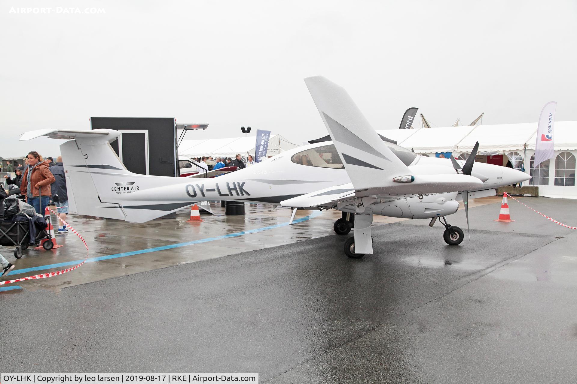 OY-LHK, 2008 Diamond DA-42 Twin Star C/N 42.333, Roskilde Air Show 17.8.2019
