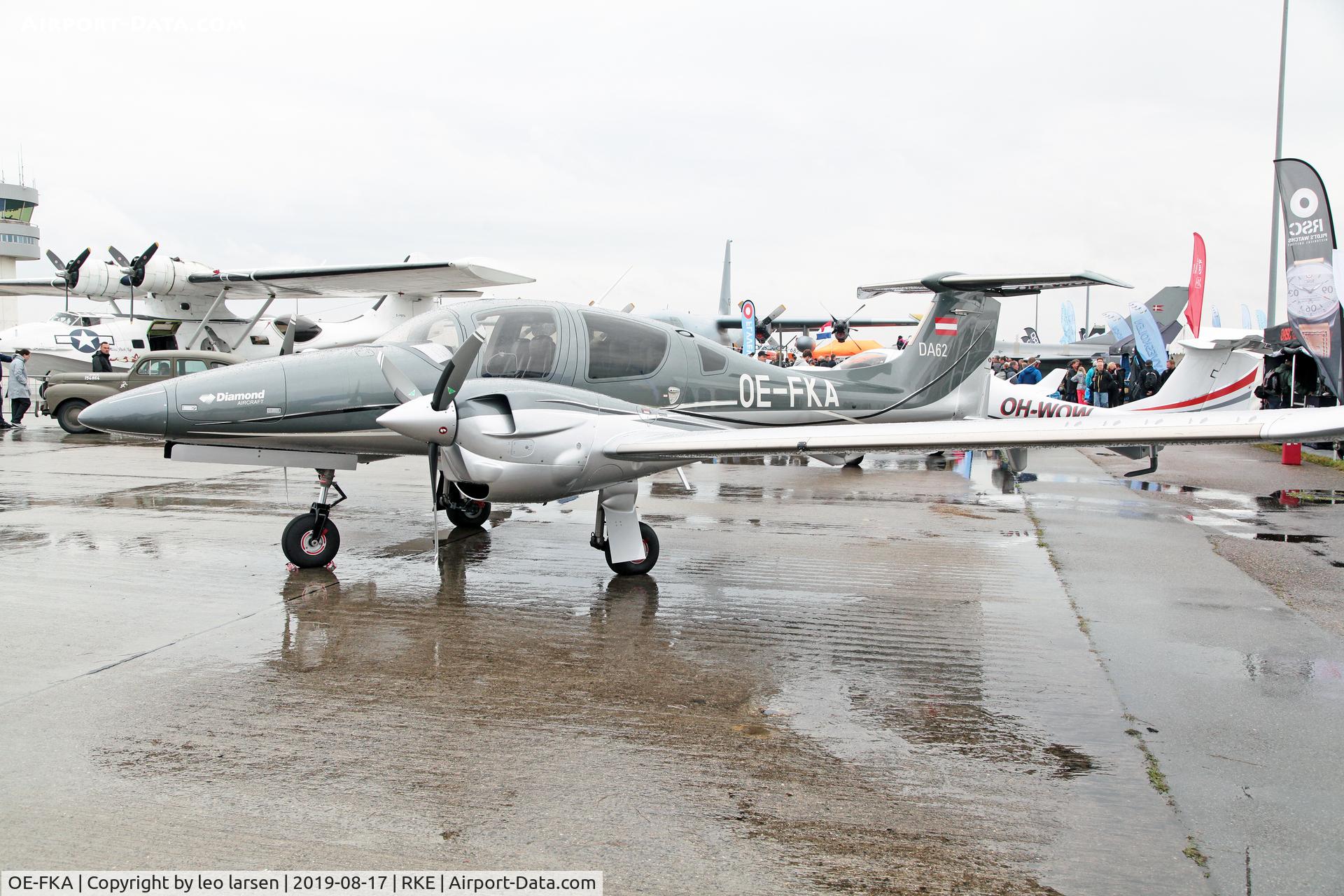 OE-FKA, 2016 Diamond DA-62 C/N 62.035, Roskilde Air Show 17.8.2019