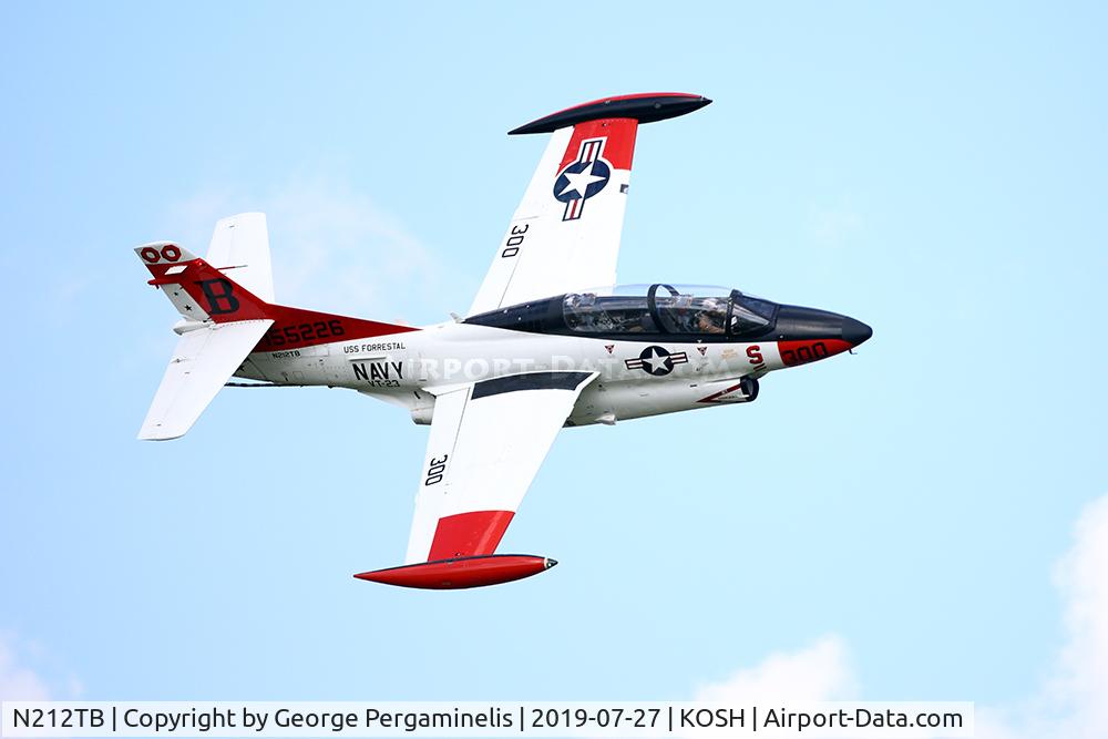 N212TB, 1968 Rockwell T-2B Buckeye C/N 310-21, Performing in the daily airshow.