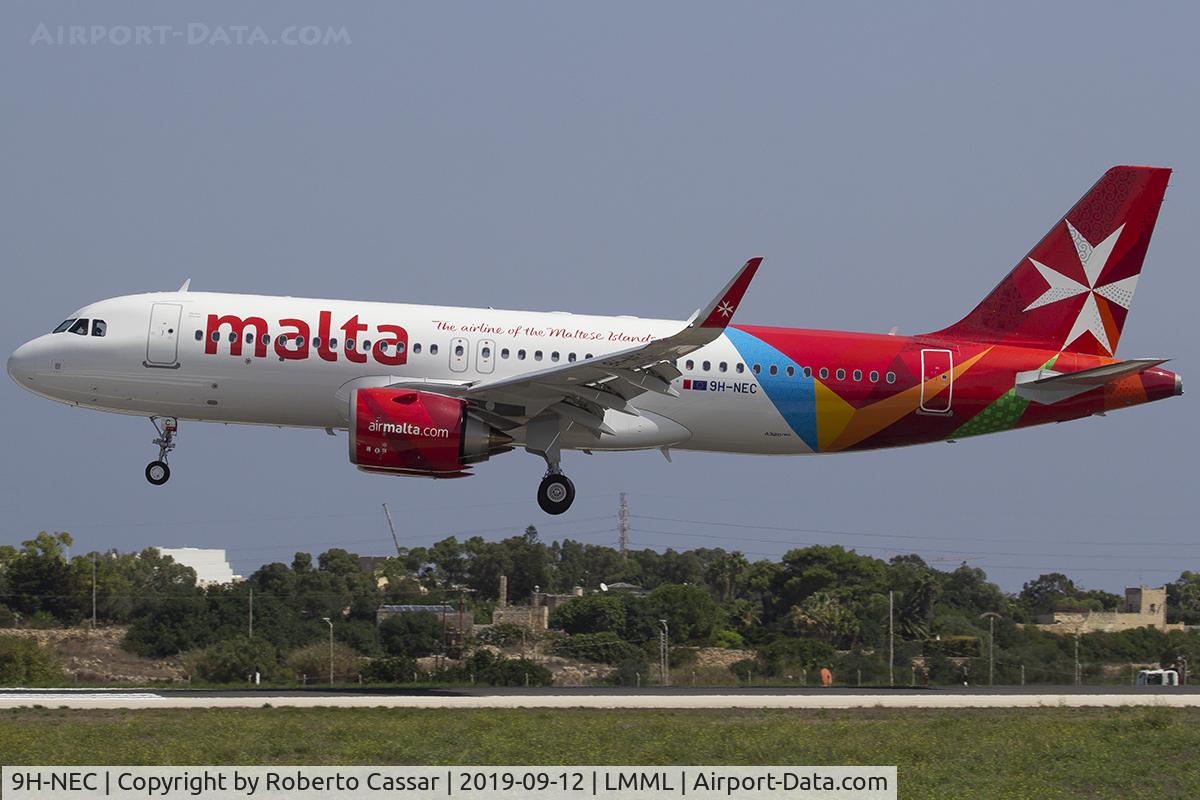 9H-NEC, 2019 Airbus A320-251N C/N 9049, Runway 31 - Delivery Flight from XFW
