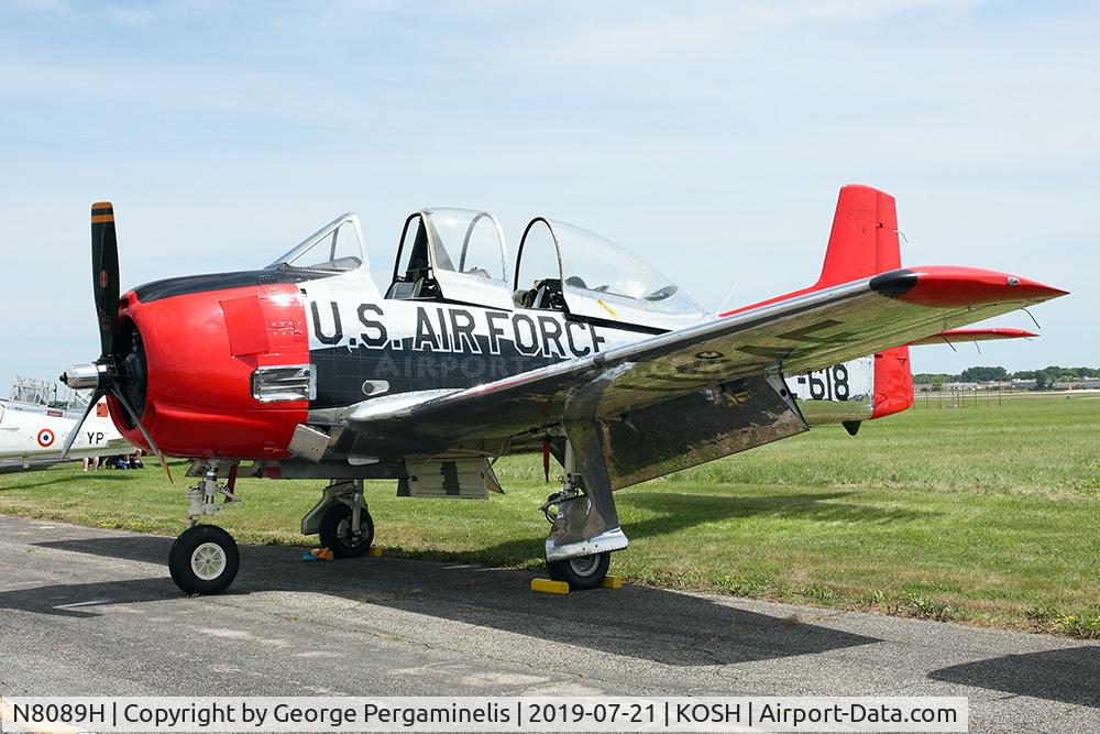 N8089H, 1951 North American T-28A Trojan C/N 174-548, Parked in the Warbirds area.