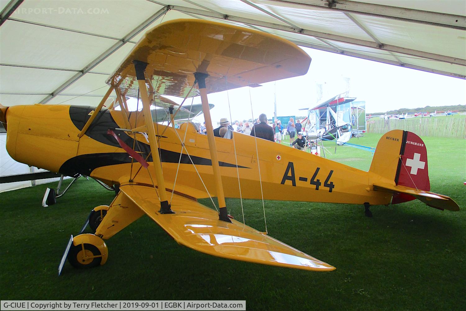 G-CIUE, 1954 CASA 1-131E Jungmann C/N 447, At Sywell