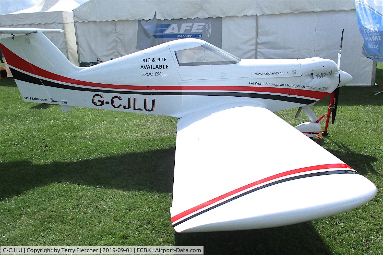G-CJLU, 2016 Spacek SD-1 Minisport C/N 240, At Sywell