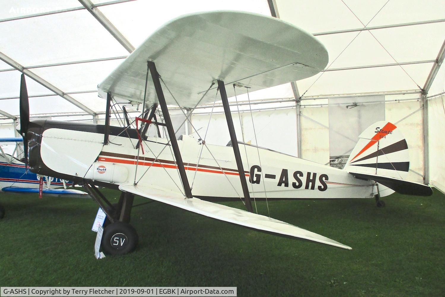 G-ASHS, 1946 Stampe-Vertongen SV-4C(G) C/N 265, At Sywell