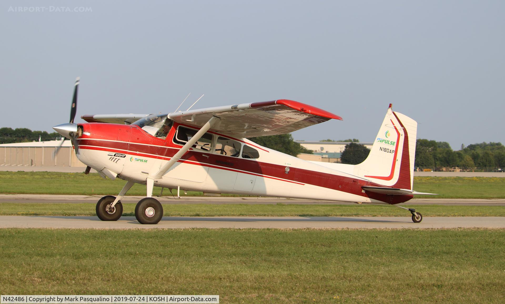 N42486, 1973 Cessna 180J C/N 18052357, Cessna 180J