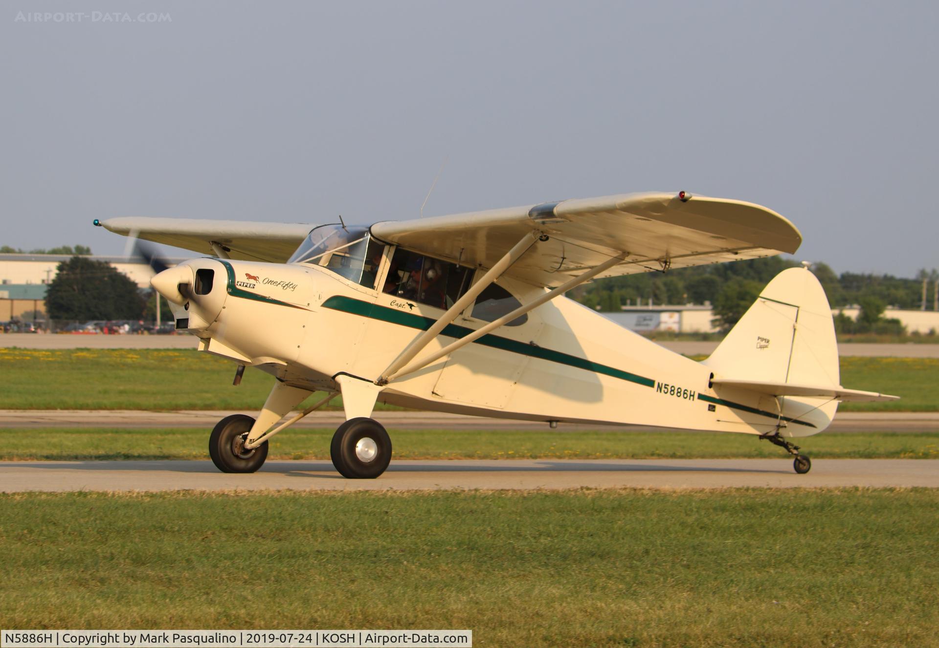 N5886H, 1949 Piper PA-16 Clipper C/N 16-503, Piper PA-16