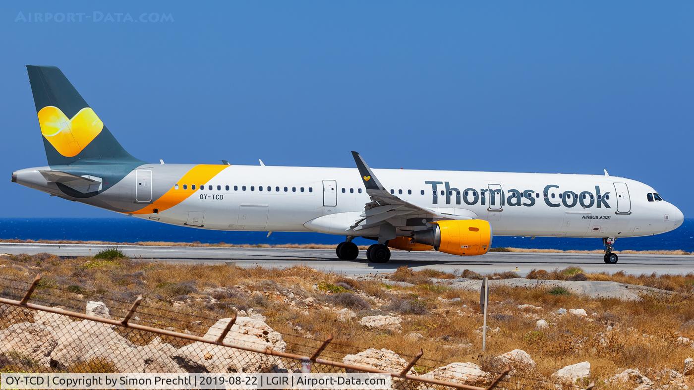 OY-TCD, 2014 Airbus A321-211 C/N 6314, OY-TCD @ Heraklion N. Kazantzakis Airport