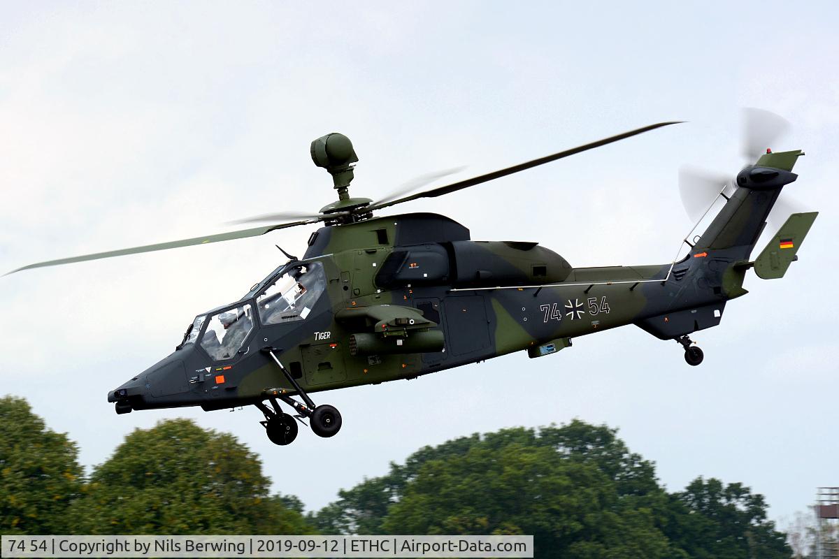 74 54, Eurocopter EC-665 Tiger UHT C/N 1054/UHT54, 74+54 at ETHC