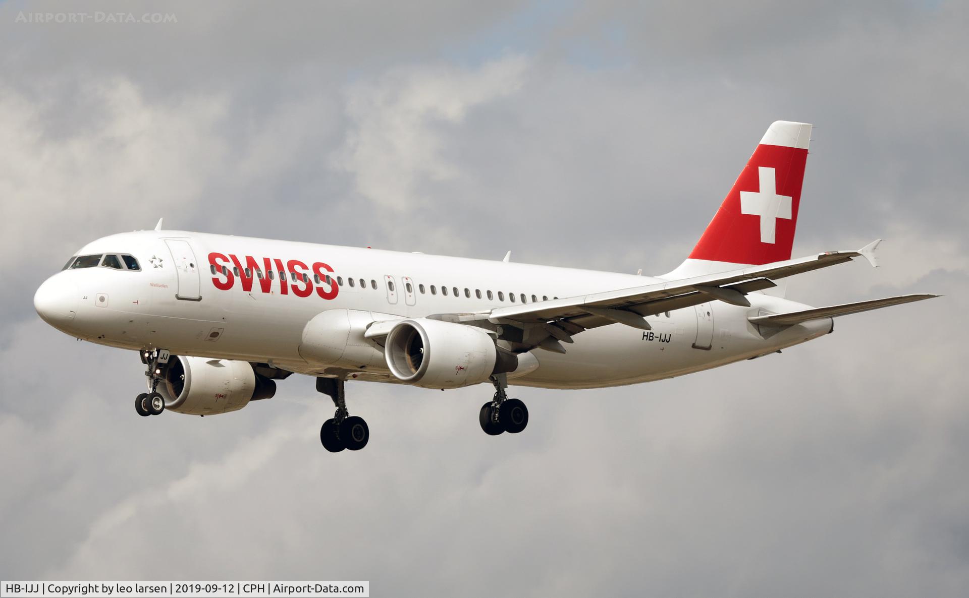HB-IJJ, 1996 Airbus A320-214 C/N 585, Copenhagen 12.9.2019