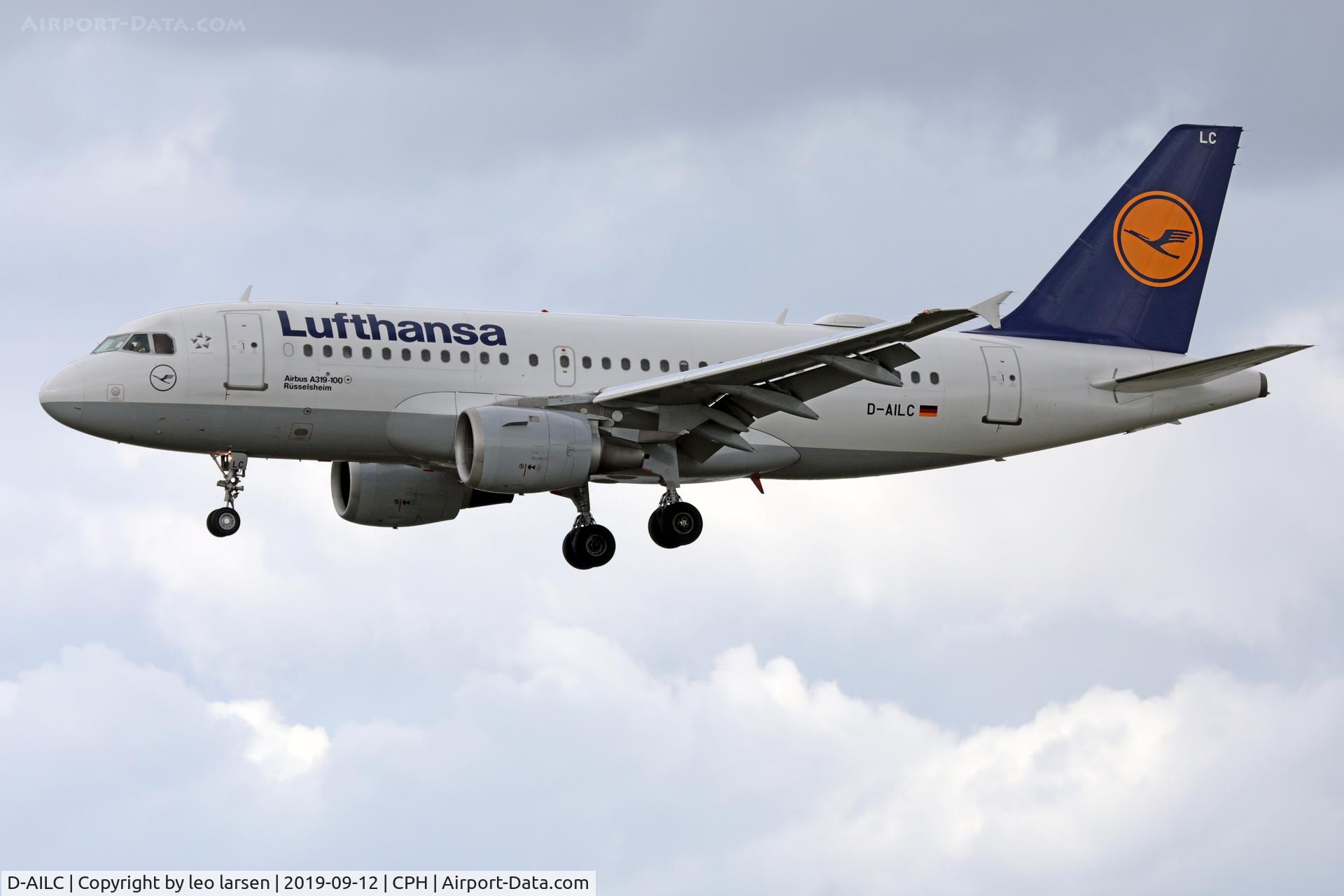 D-AILC, 1996 Airbus A319-114 C/N 616, Copenhagen 12.9.2019