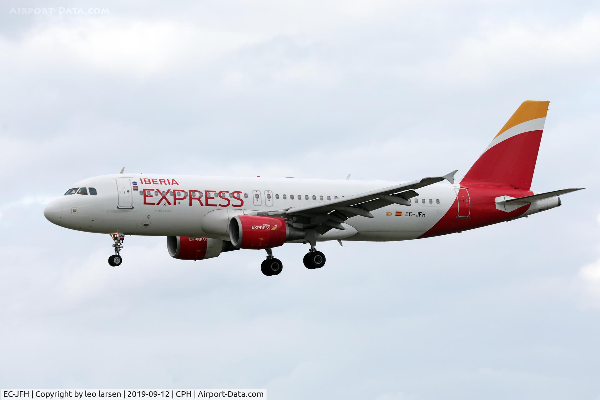 EC-JFH, 2003 Airbus A320-214 C/N 2104, Copenhagen 12.9.2019