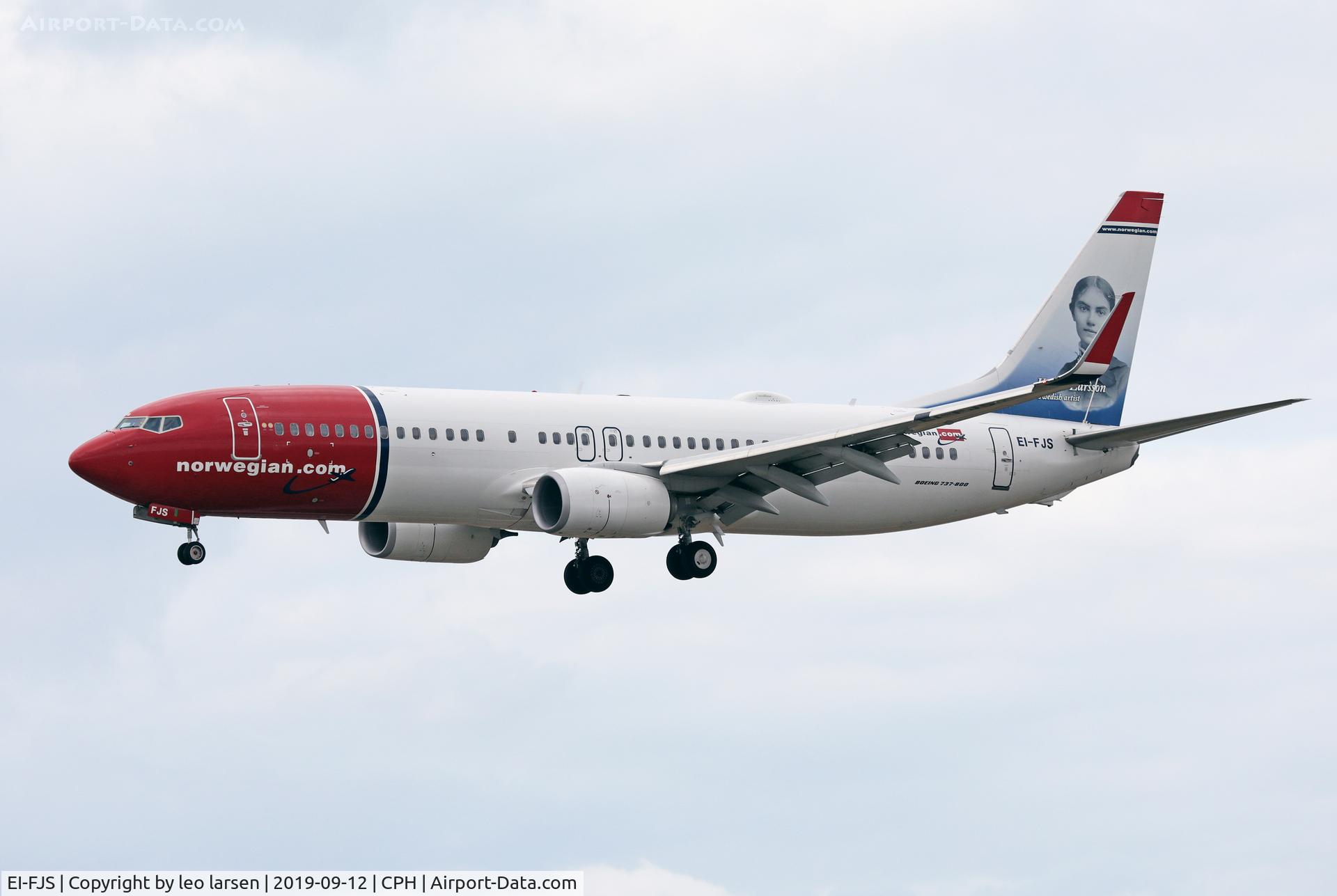 EI-FJS, 2016 Boeing 737-8JP C/N 41153, Copenhagen 12.9.2019