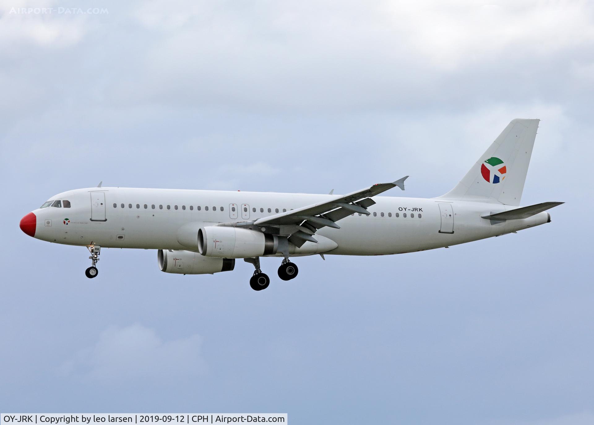 OY-JRK, 1993 Airbus A320-231 C/N 444, Copenhagen 12.9.2019