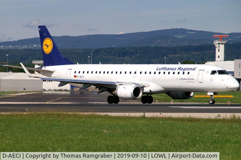 D-AECI, 2010 Embraer 190LR (ERJ-190-100LR) C/N 19000381, Lufthansa Embraer 190