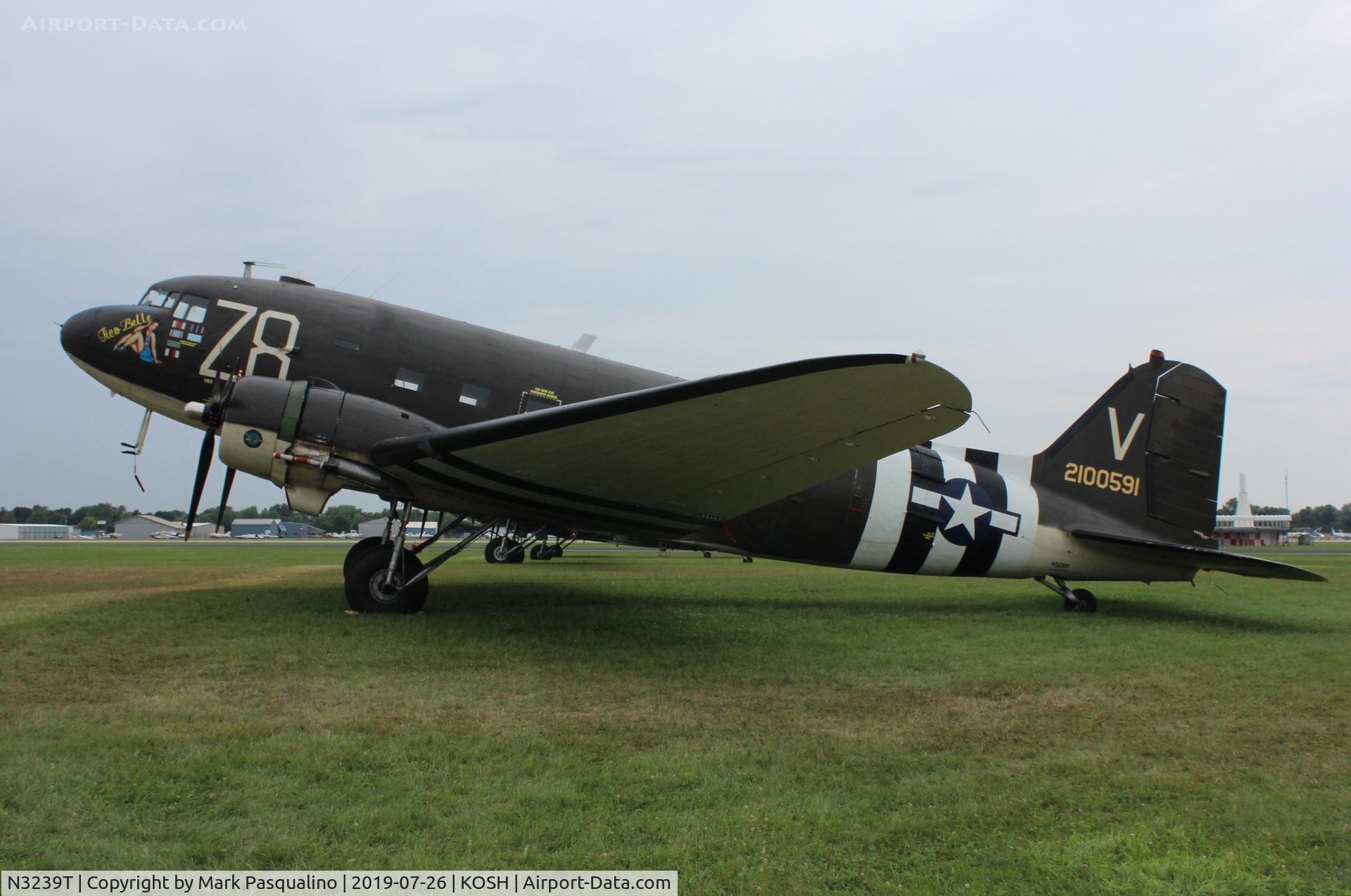 N3239T, 1943 Douglas DC3C-S1C3G (C-47A-65-DL) C/N 19054, Douglas DC-3C