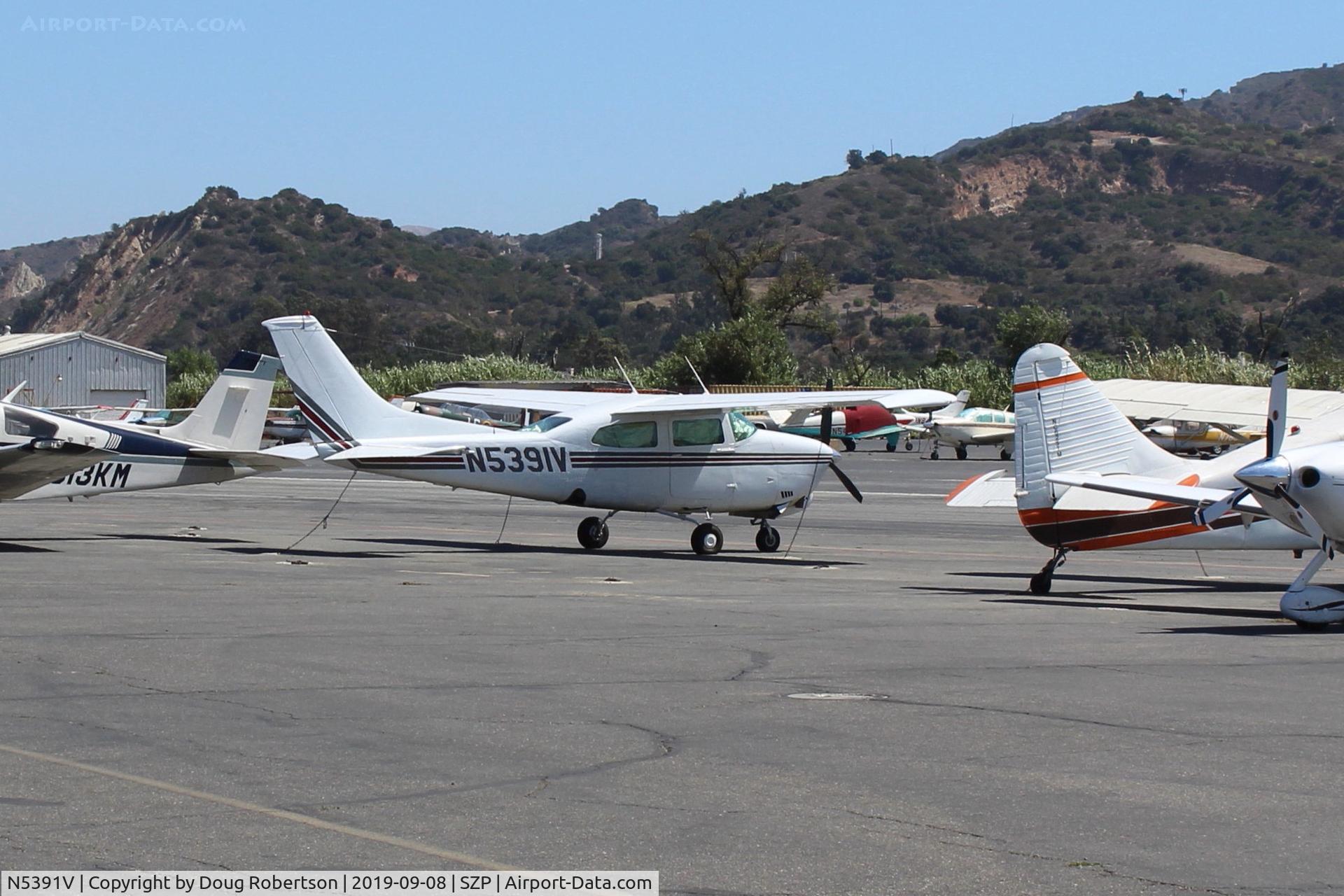 N5391V, 1975 Cessna T210L Turbo Centurion C/N 21060926, 1975 Cessna T210L Turbo CENTURION, Continental TSIO-520-R 310 Hp, on Transient Ramp