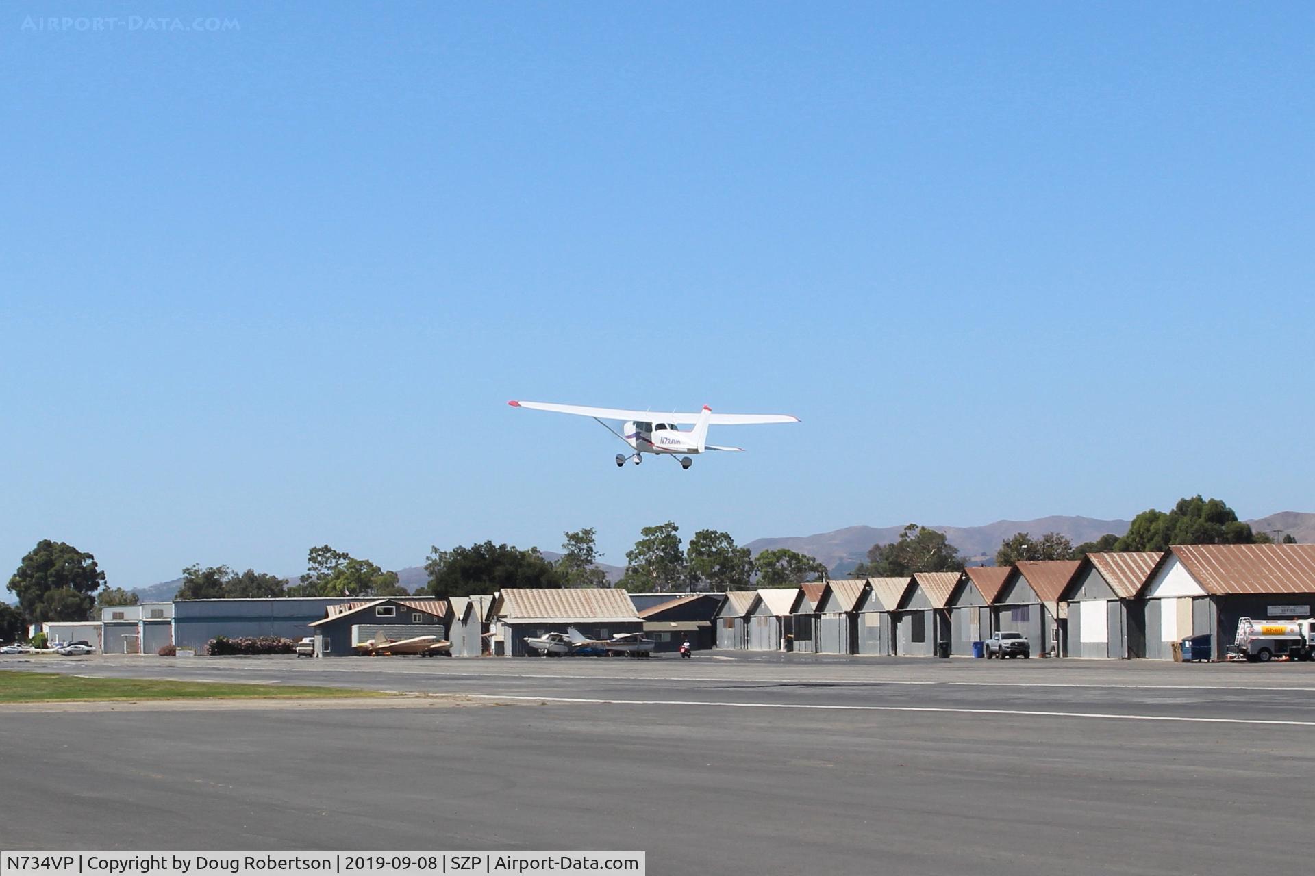 N734VP, 1977 Cessna 172N C/N 17269151, 1977 Cessna 172N SKYHAWK, Lycoming O-320-H2AD 160 Hp, takeoff climb Rwy 22