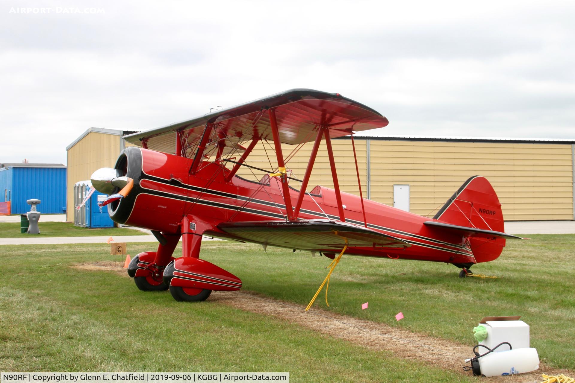 N90RF, 1938 Boeing A75 C/N 75-196, PT-13B 40-1639