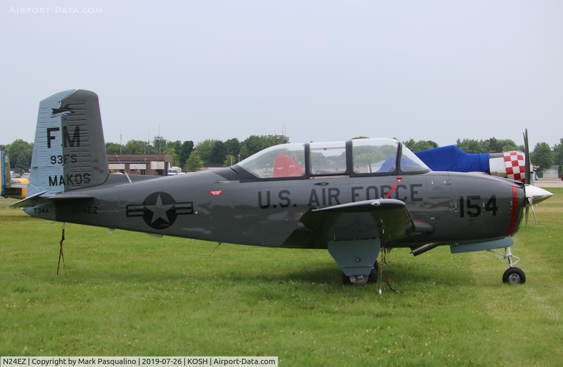 N24EZ, 1956 Beech T-34A Mentor C/N CG-154, Beech T-34A
