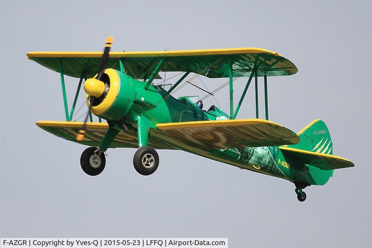 F-AZGR, Boeing N2S-3 Kaydet (B75N1) C/N 75-2650, Boeing N2S-3 Kaydet (B75N1), On display, La Ferté-Alais airfield (LFFQ) Airshow 2015