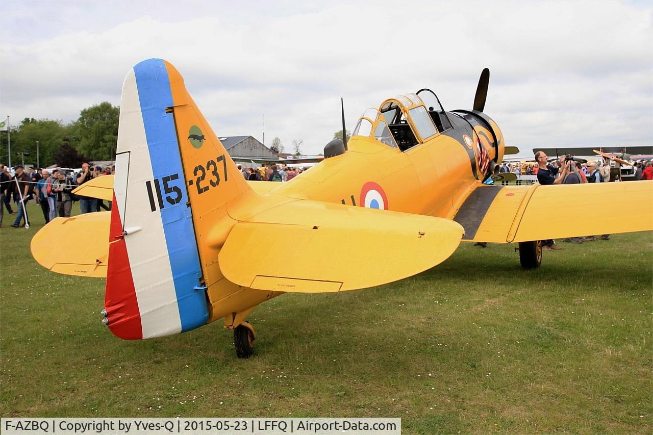 F-AZBQ, North American T-6G Texan C/N 182-535, North American T-6G Texan, Static display, La Ferté-Alais Airfield (LFFQ) Air show 2015