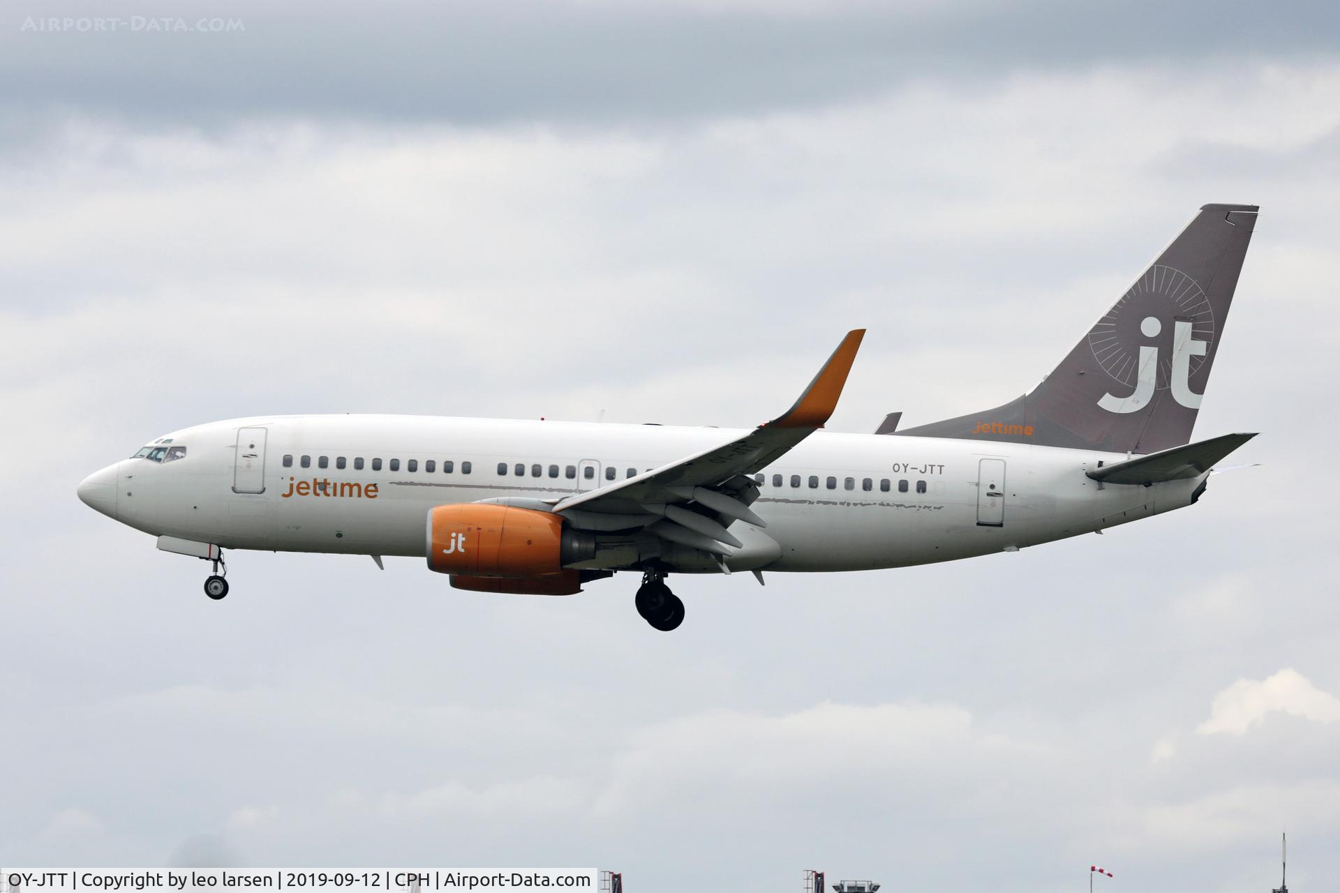 OY-JTT, 1999 Boeing 737-73S C/N 29079, Copenhagen 12.9.2019