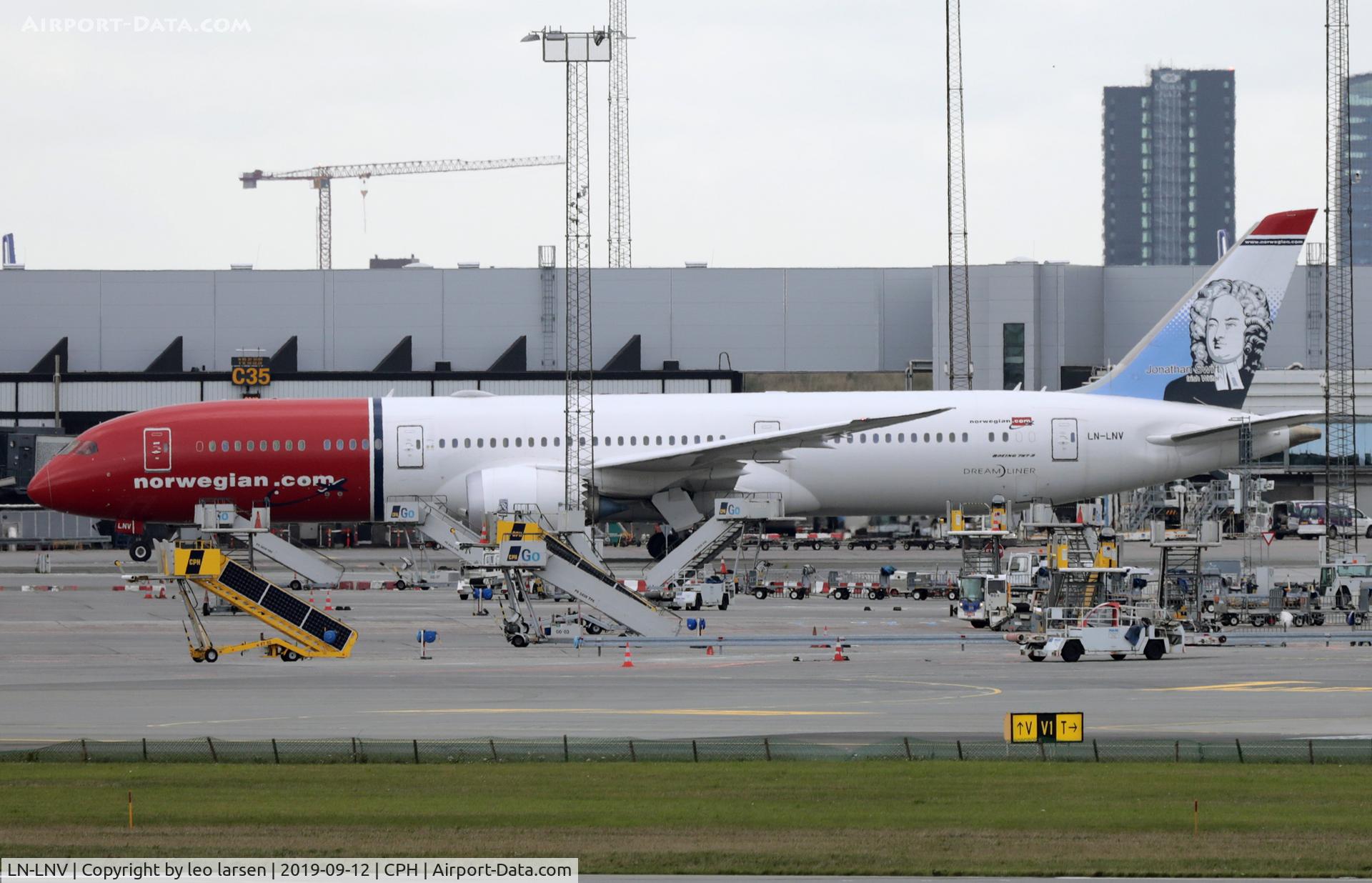 LN-LNV, 2017 Boeing 787-9 Dreamliner C/N 63312, Copenhagen 12.9.2019
