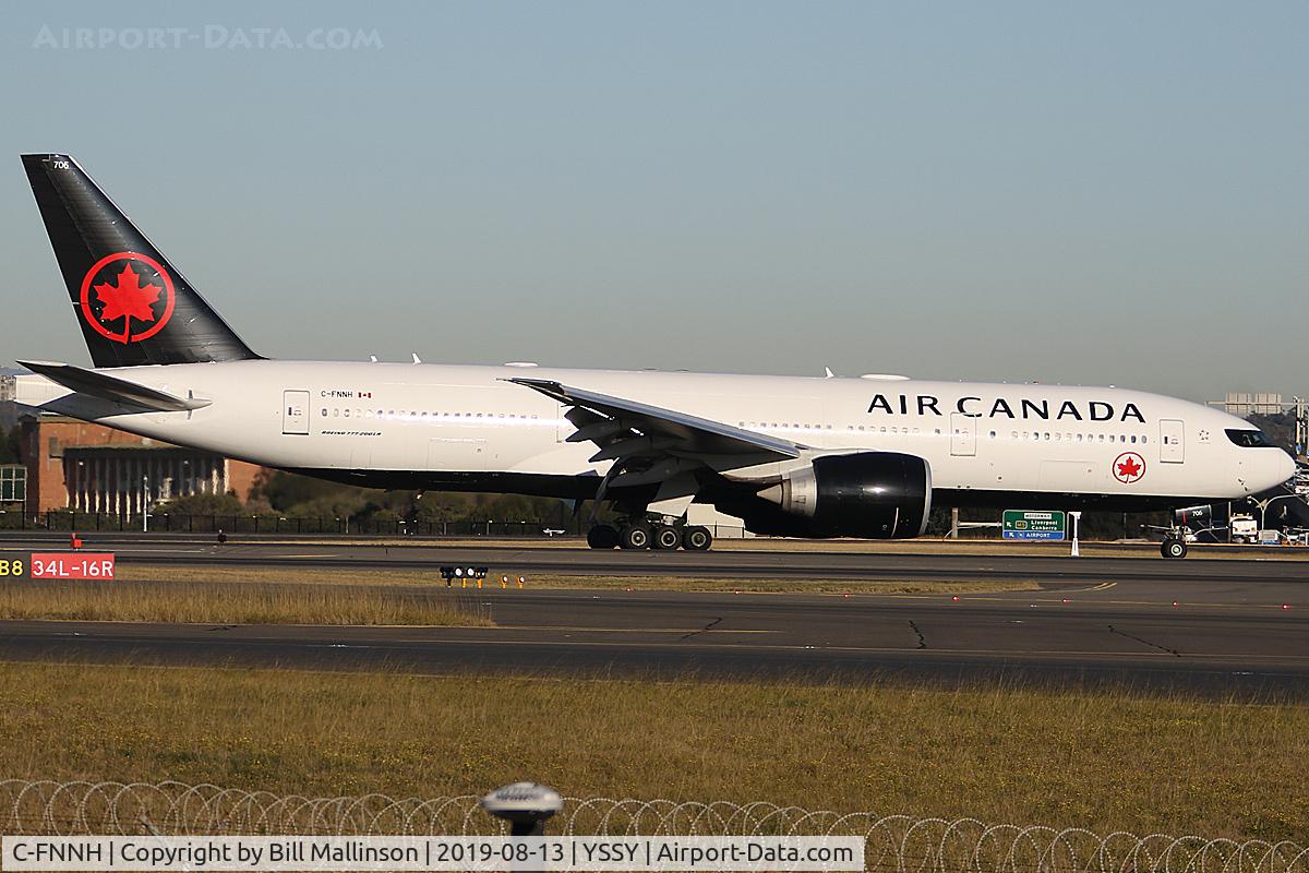 C-FNNH, 2008 Boeing 777-233/LR C/N 35247, taxiing from 3-4L