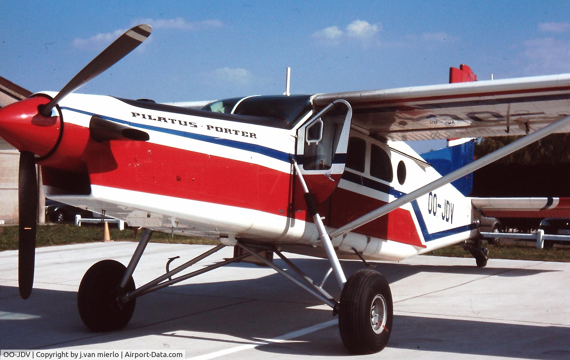 OO-JDV, 1994 Pilatus PC-6/B2-H4 Turbo Porter C/N 911, Moorsele